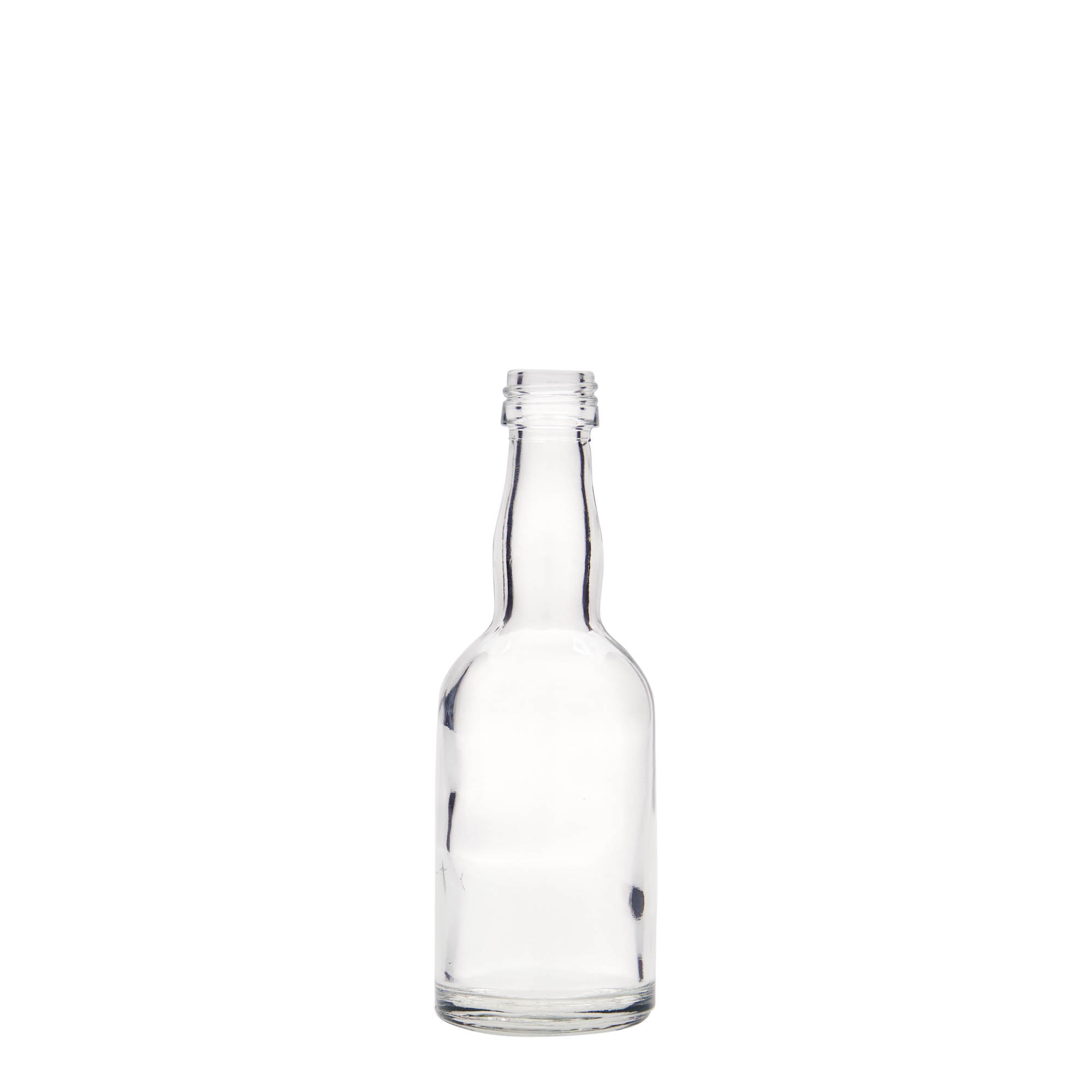 50 ml skleněná lahvička 'Proba', hrdlo: PP 18 50 ml skleněná lahvička 'Proba', hrdlo: PP 18