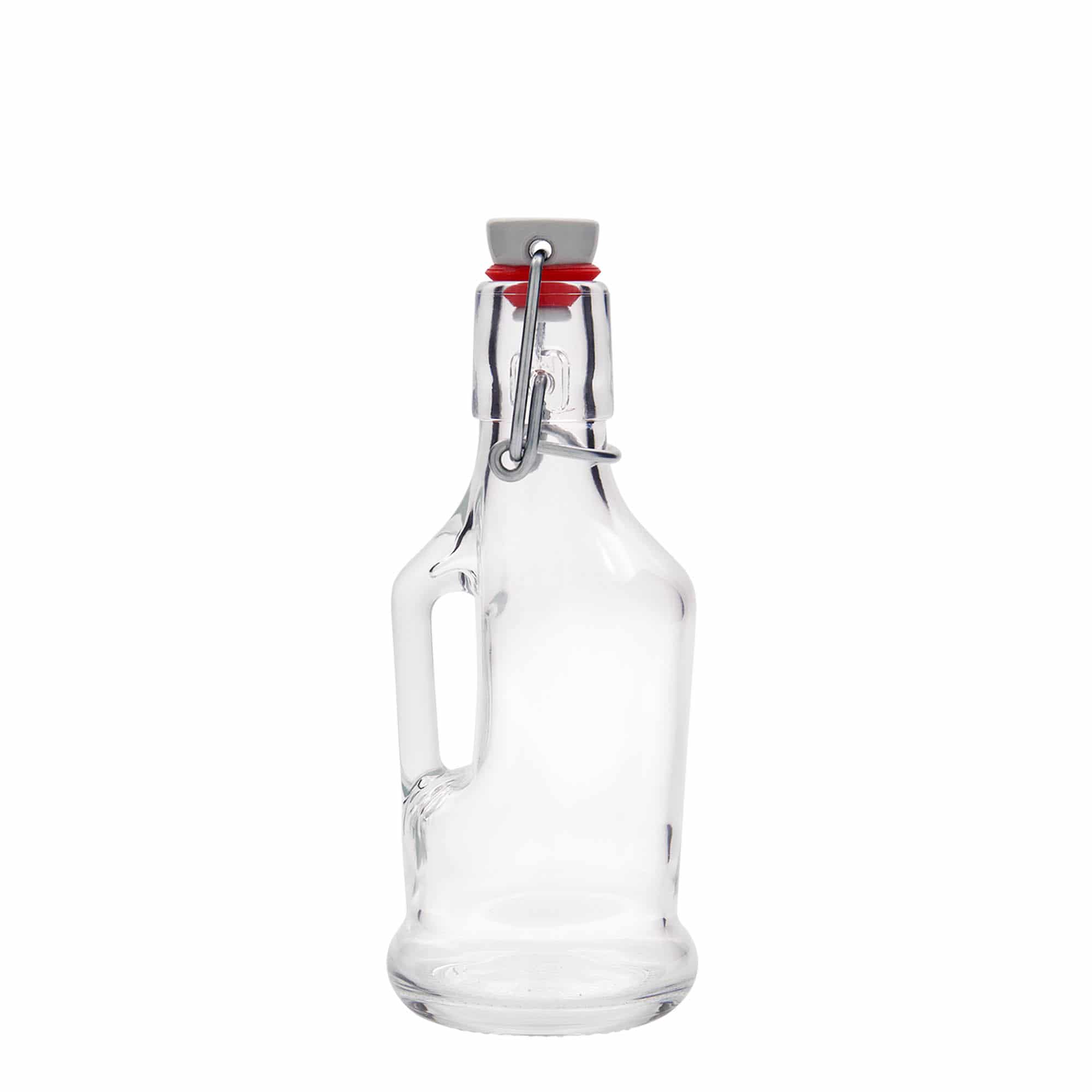 200 ml skleněná láhev „Classica“, hrdlo: uzávěr se západkou