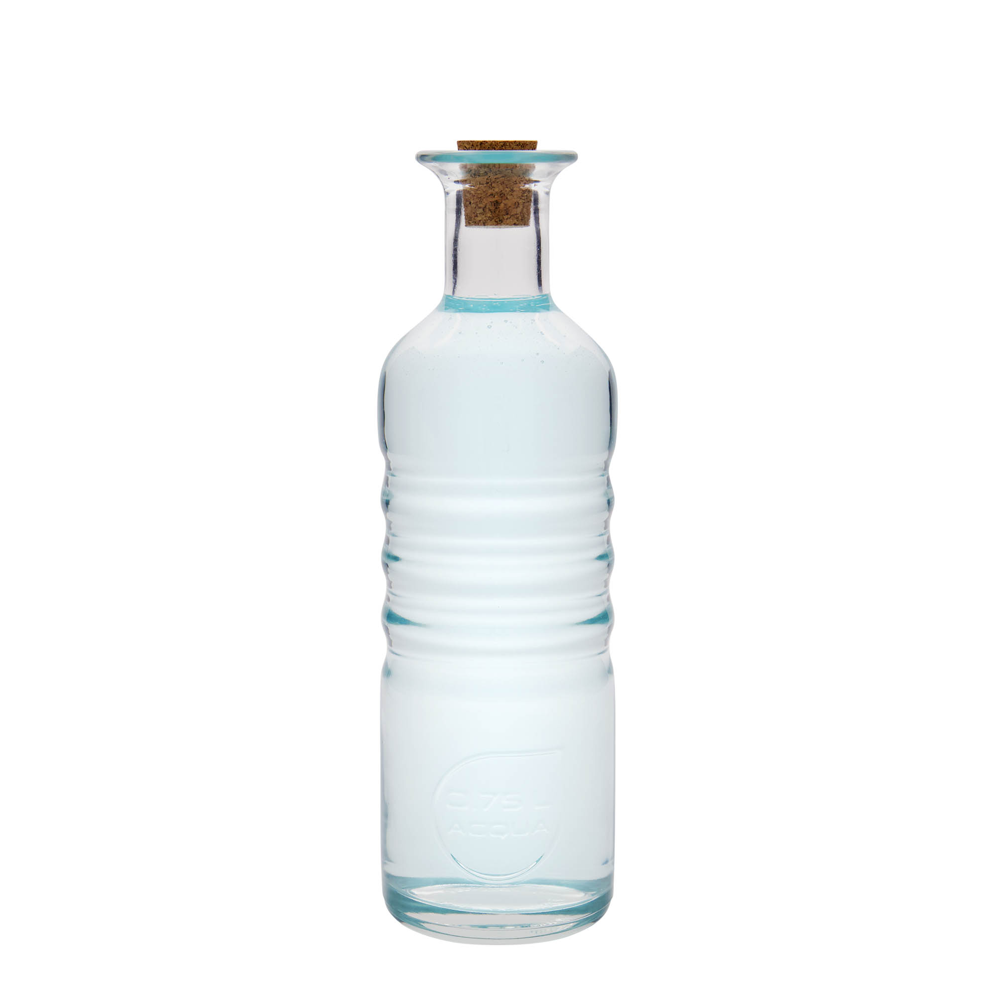 750 ml skleněná láhev 'Optima Acqua', hrdlo: korek 750 ml skleněná láhev 'Optima Acqua', hrdlo: korek