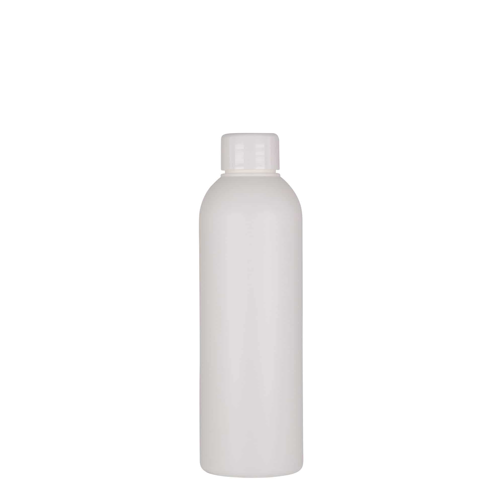 Plastová lahev 200 ml 'Tuffy', HDPE, bílá, ústí: GPI 24/410