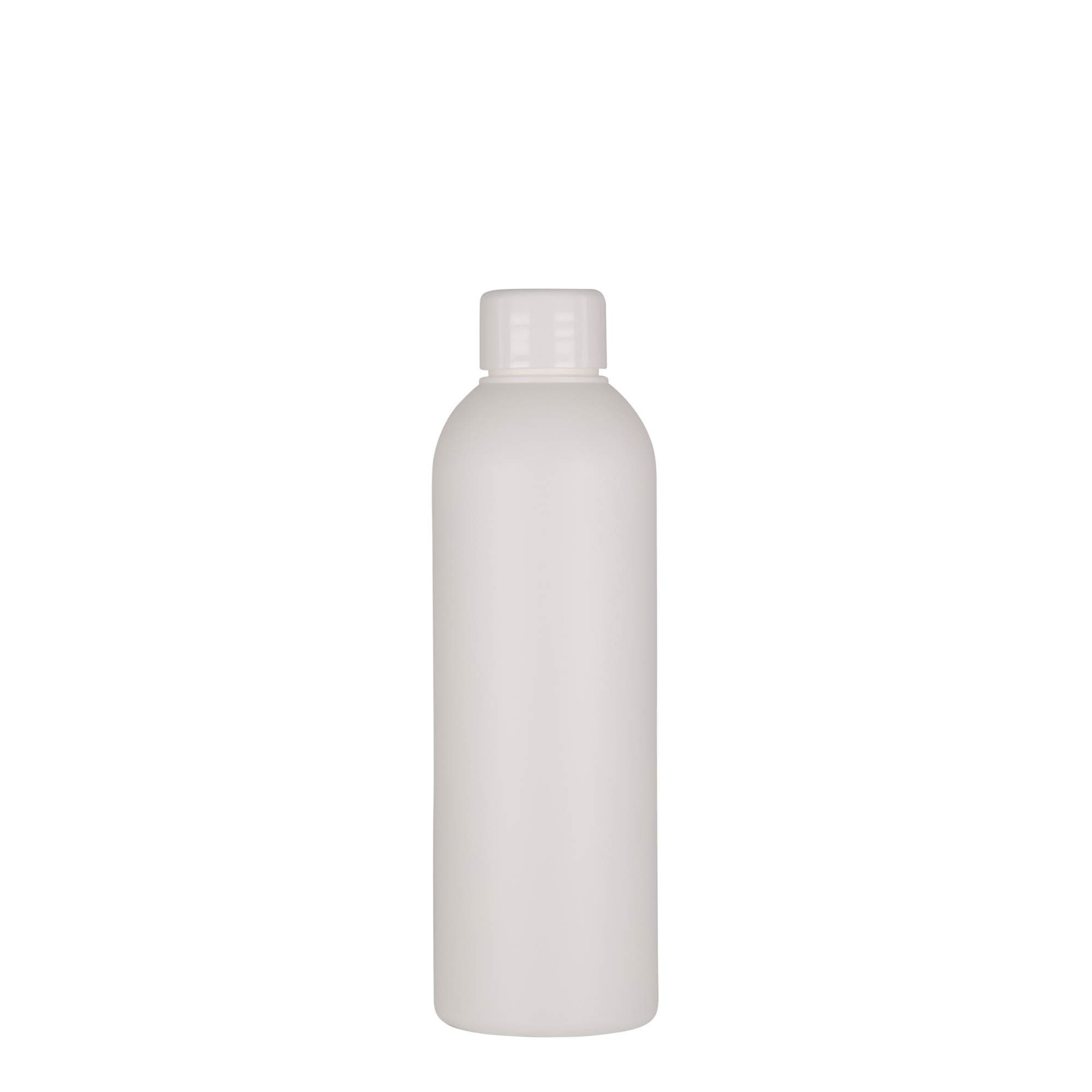 200 ml plastová láhev „Tuffy“, HDPE, bílá, hrdlo: 24/410