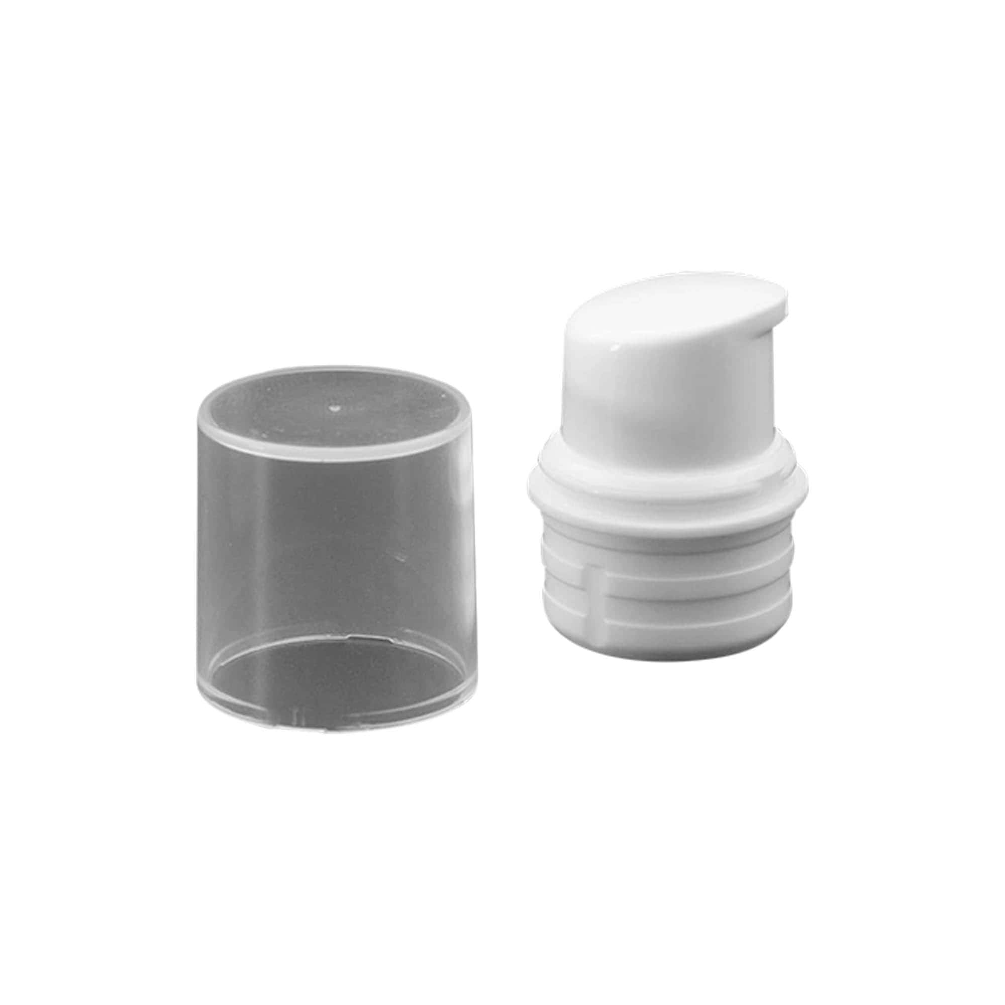 Airless dávkovací pumpa „Nano“, plast PP, bílá