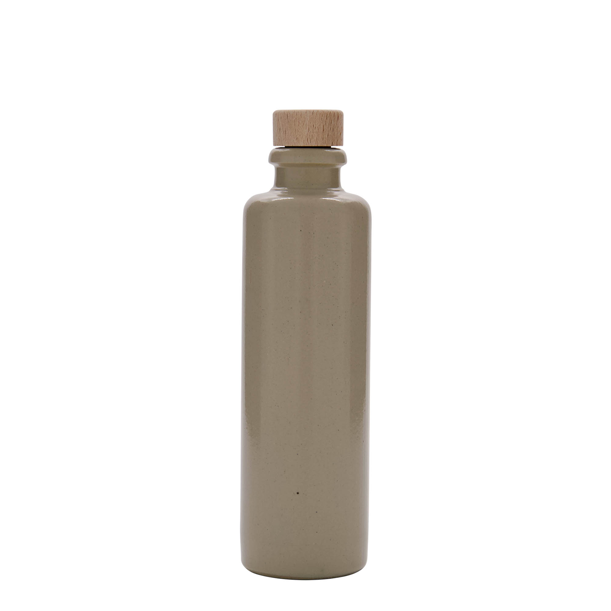 200 ml hliněný džbán, kamenina, béžový, hrdlo: korek