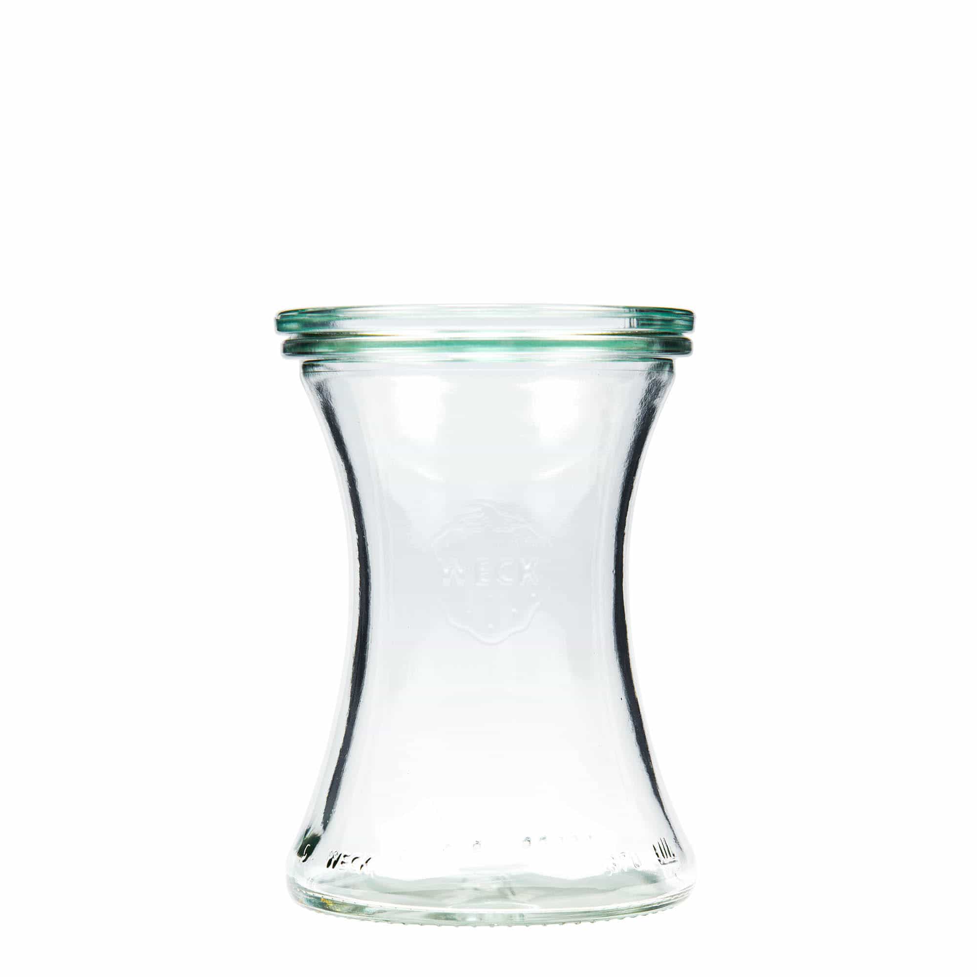 Sklenice na lahůdky WECK 370 ml, uzávěr: kulatý okraj