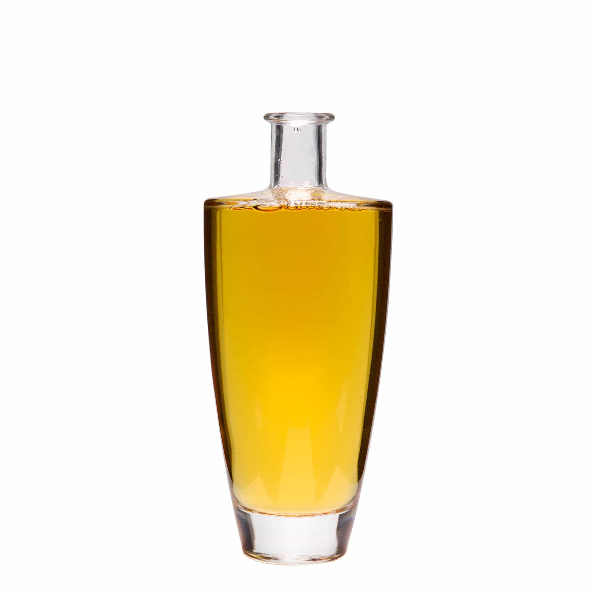 Skleněná lahev 500 ml 'Vanessa', oválná, uzávěr: korek