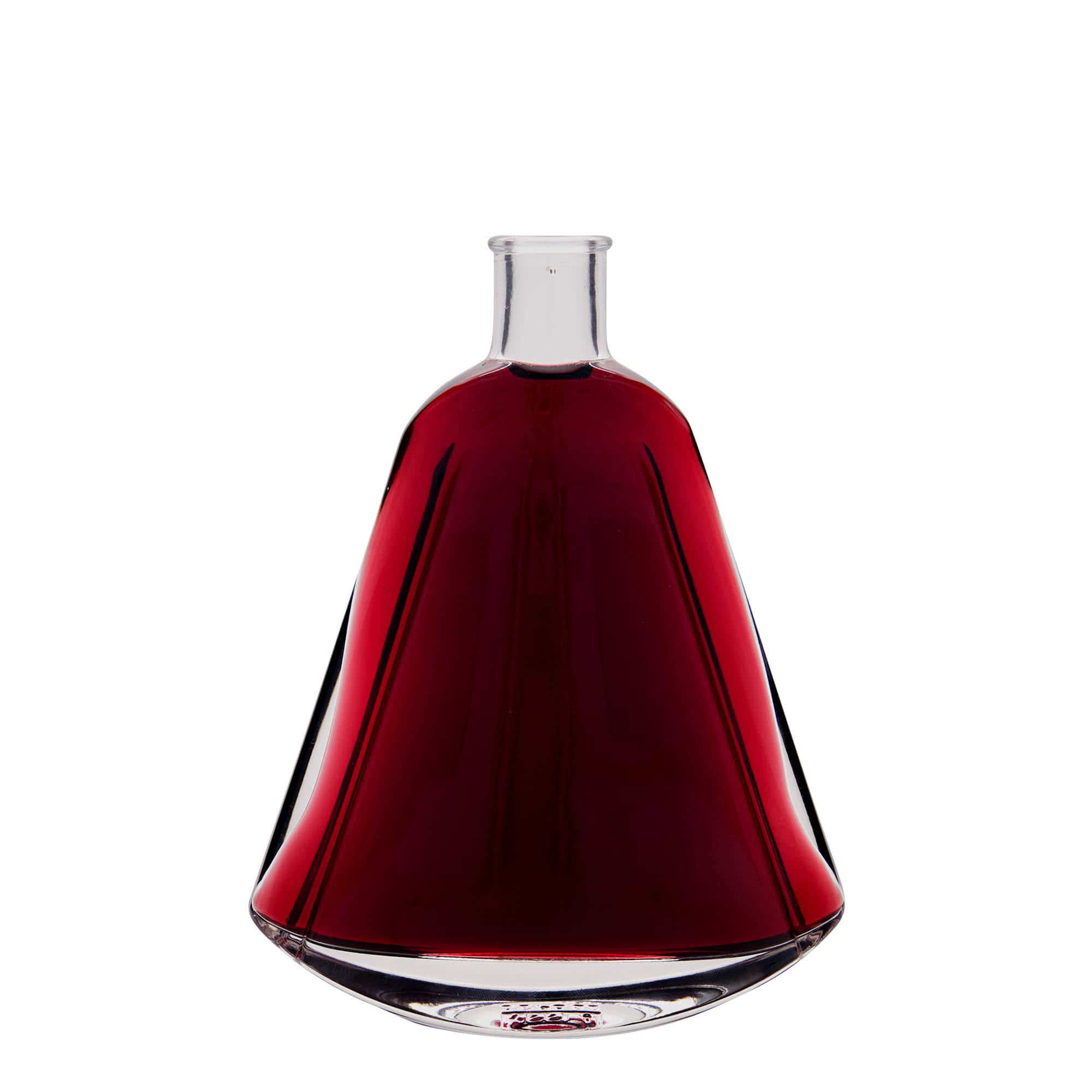Skleněná lahev 350 ml 'Maurizio', oválná, uzávěr: korek