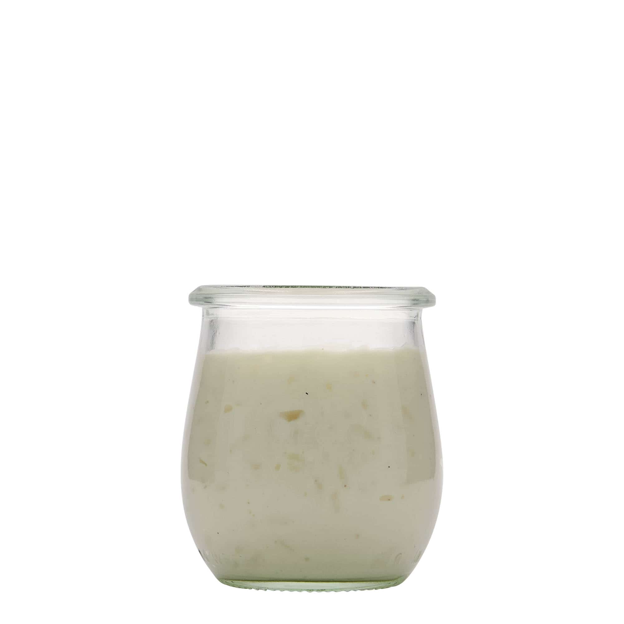 Sklenice WECK tulipánový tvar 220 ml, uzávěr: kulatý okraj
