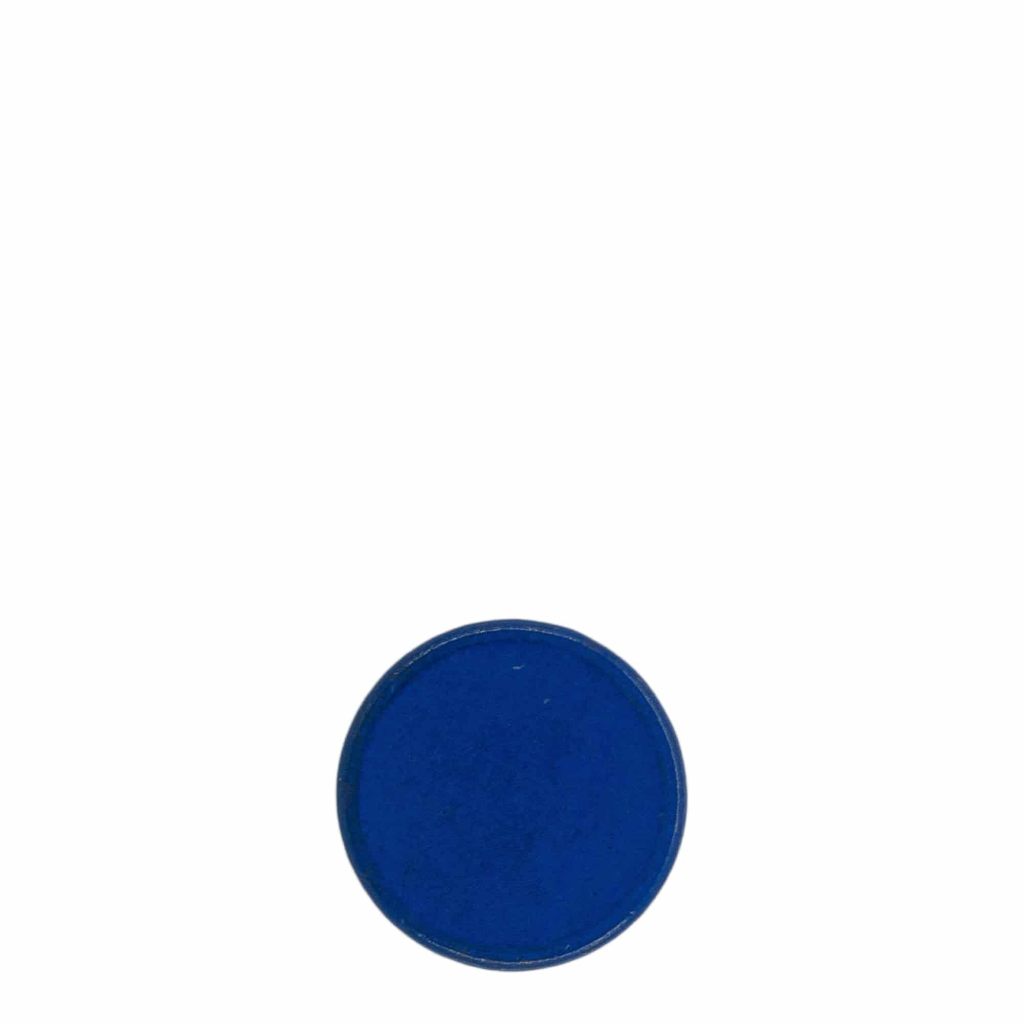Korek s úchytem 19 mm, dřevo, modrý, pro uzávěr: korek