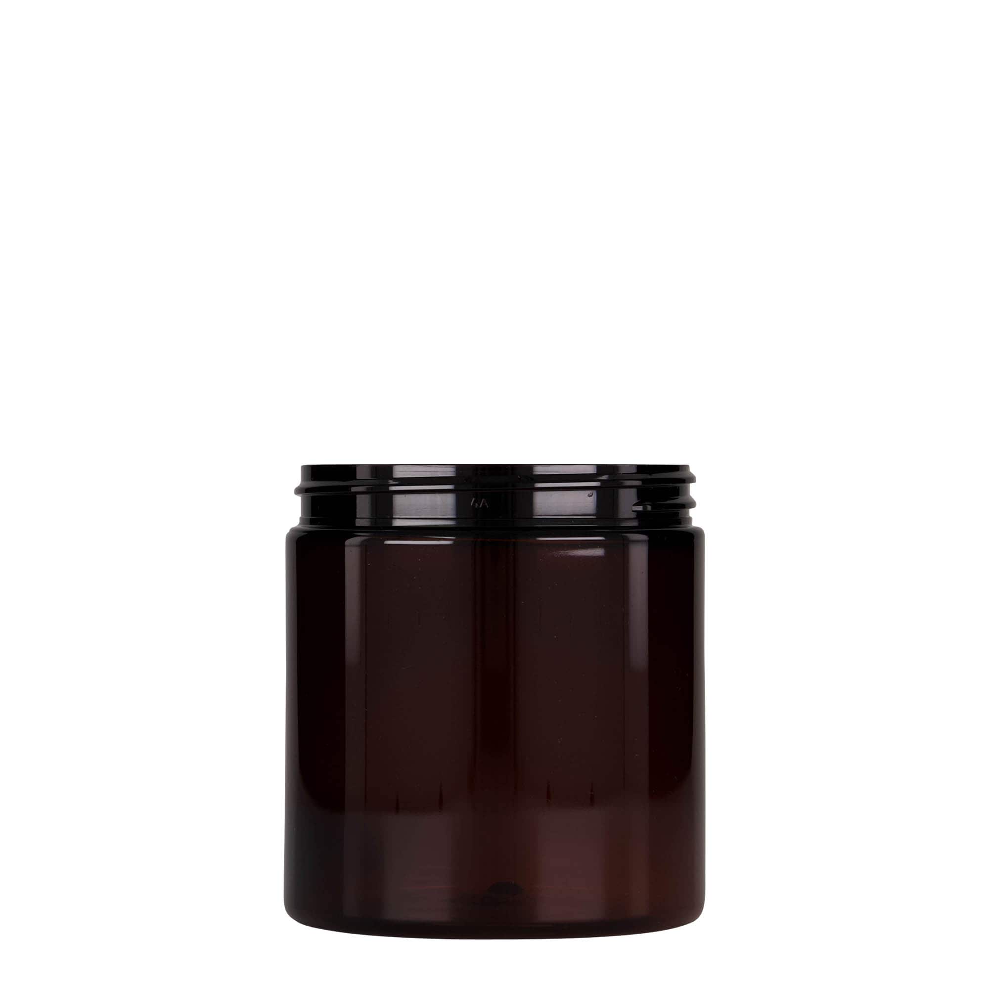 250 ml PET dóza 'Isabella', hnědá, hrdlo: 70/400