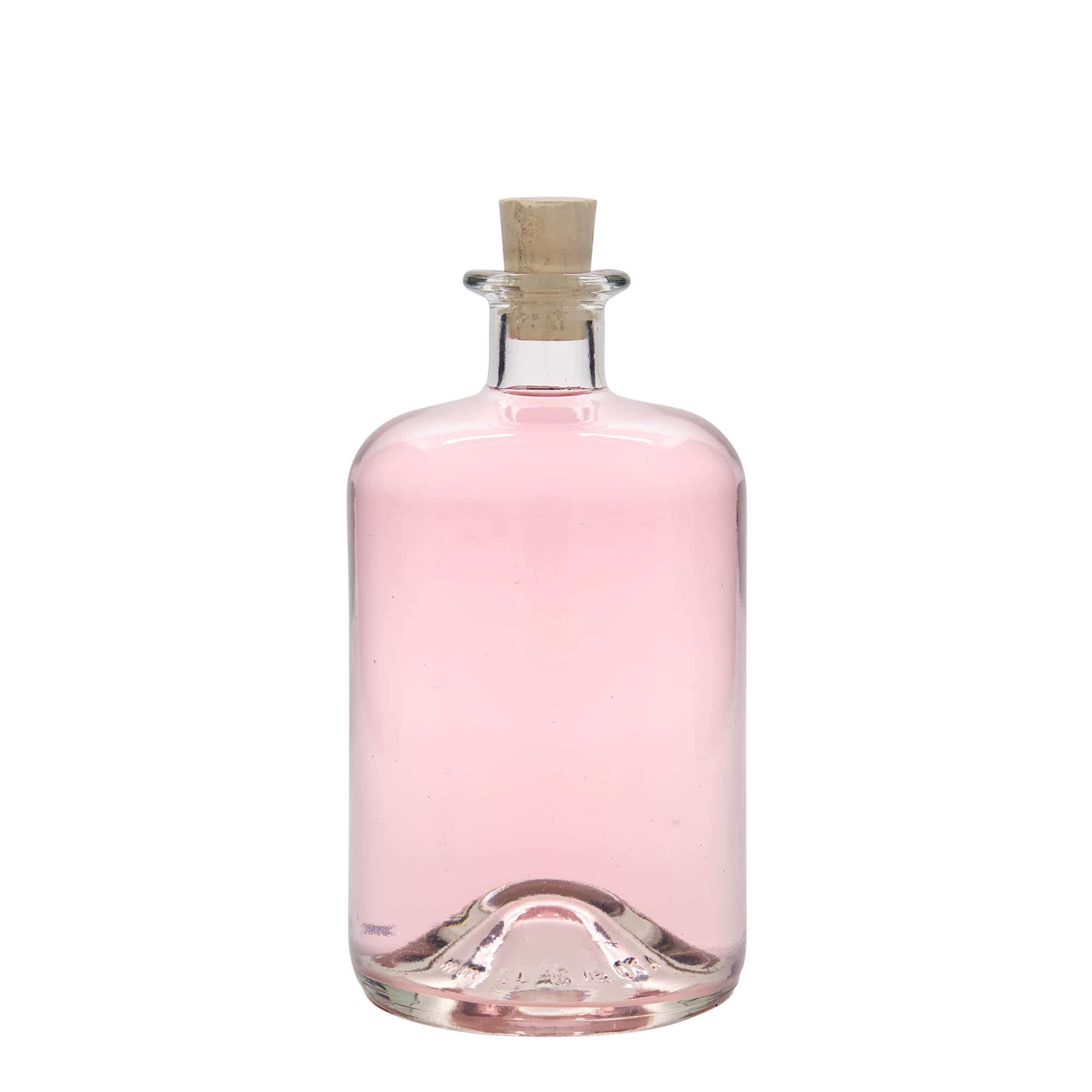 Skleněná lahev 700 ml lékárenská, uzávěr: korek