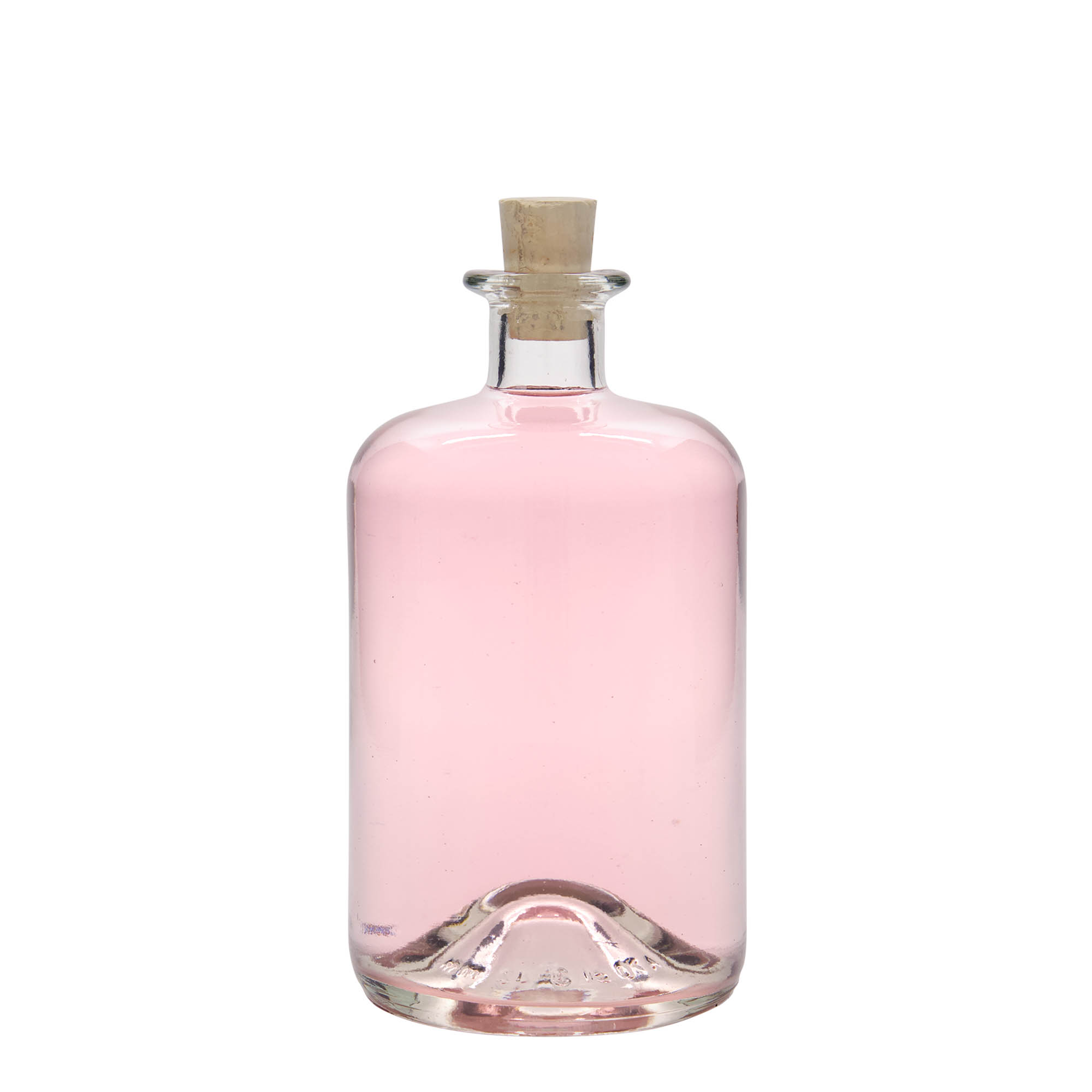 700 ml skleněná láhev lékárníka, hrdlo: korek