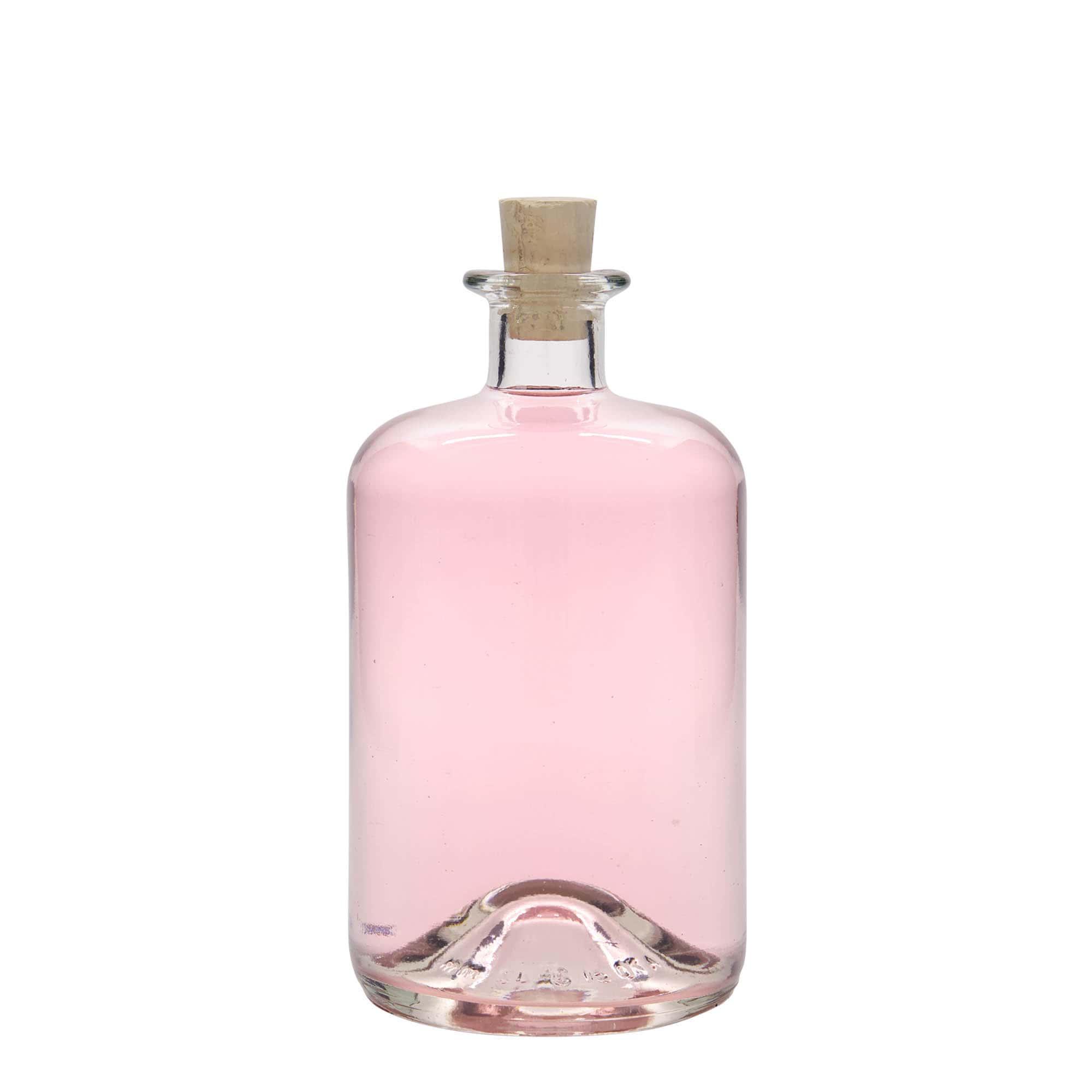 700 ml skleněná láhev lékárníka, hrdlo: korek
