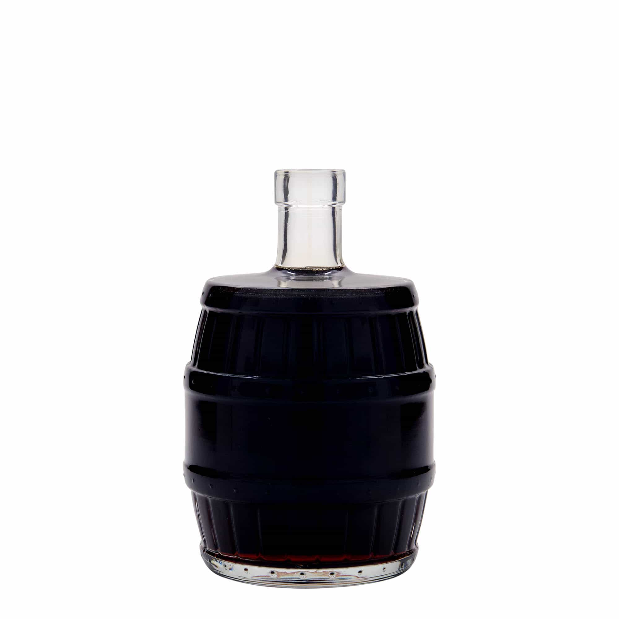 Skleněná lahev 500 ml 'Sud', uzávěr: korek