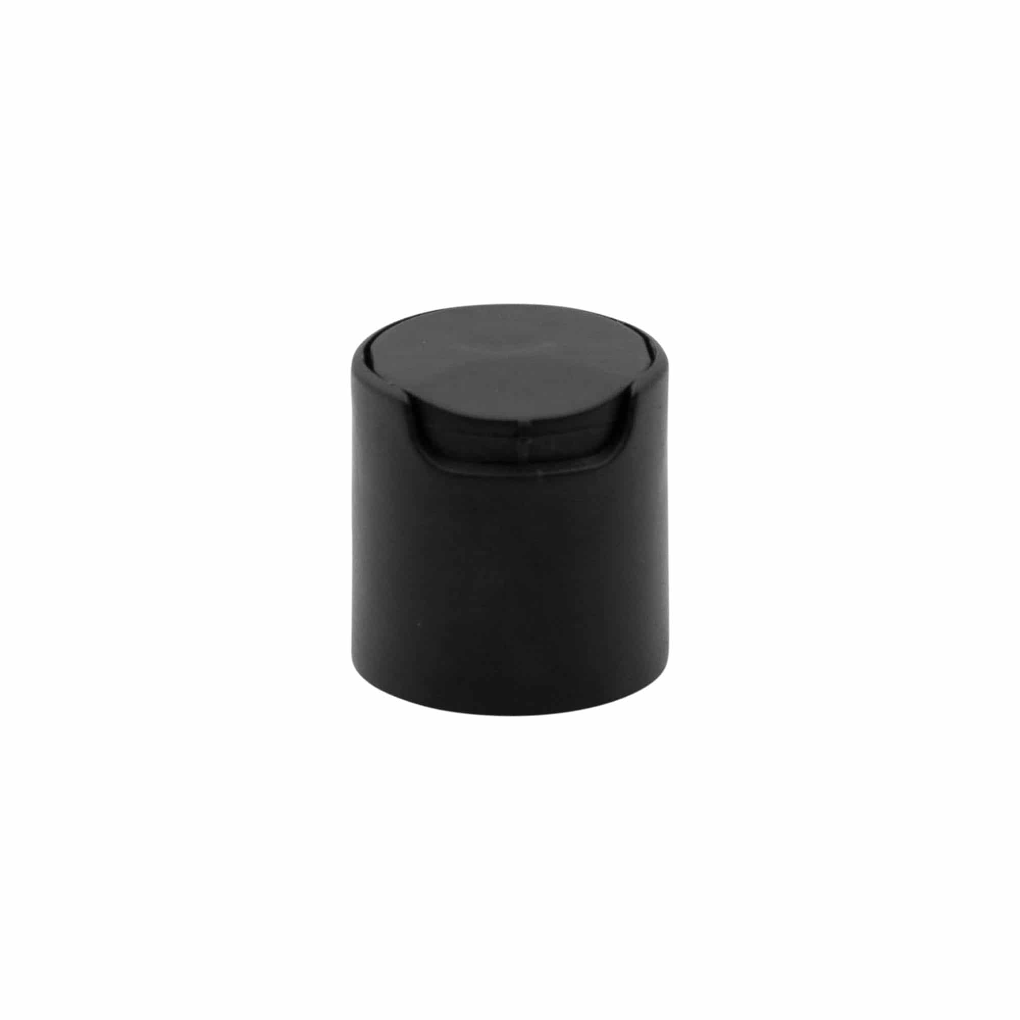 Šroubovací uzávěr Disc Top, plast PP, černý, pro ústí: 24/410