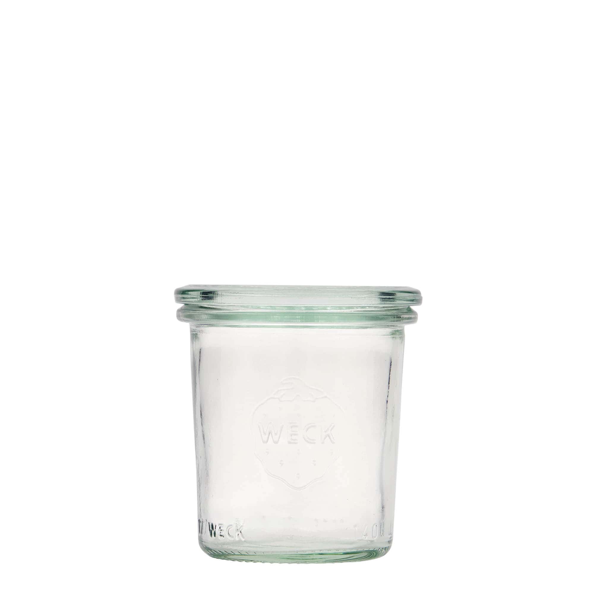 140 ml WECK zavařovací sklenice, otvor: kulatý okraj 140 ml WECK zavařovací sklenice, otvor: kulatý okraj