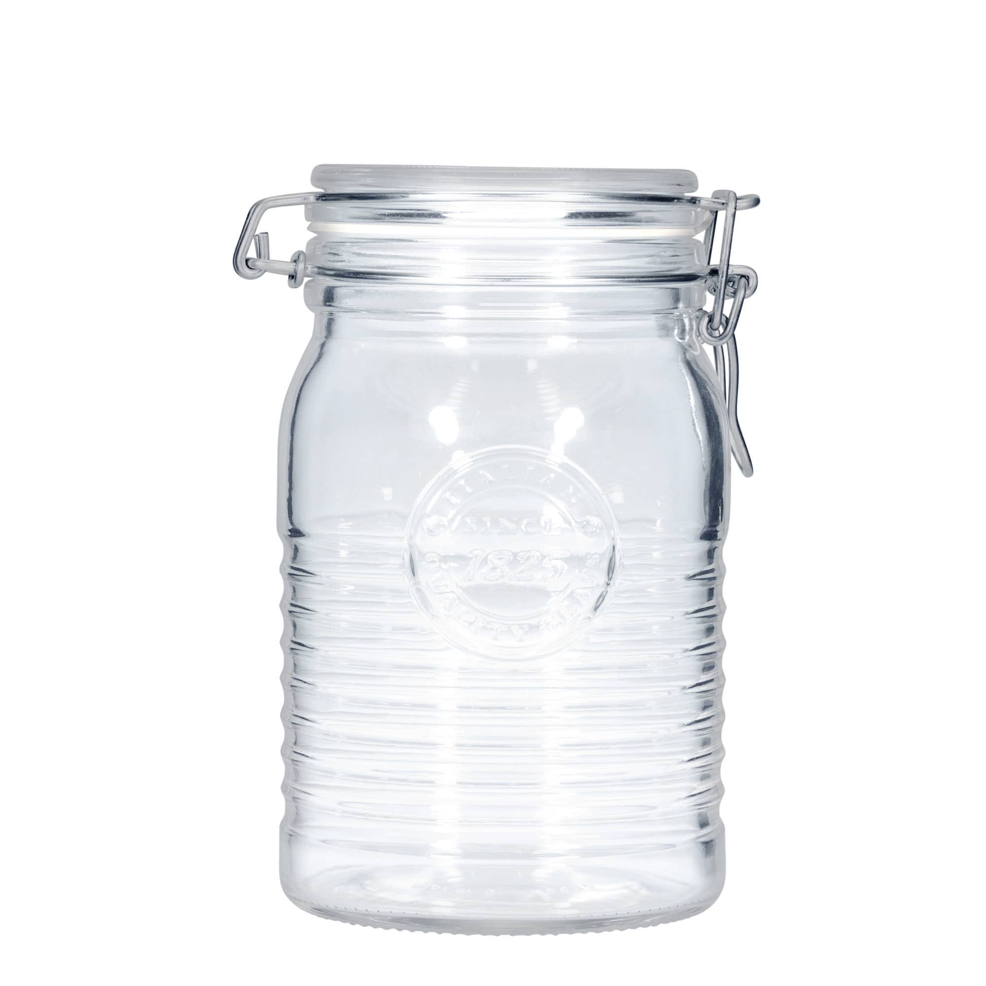 1.000 ml sklenice s drátěným uzávěrem „Officina 1825“, hrdlo: drátěný uzávěr