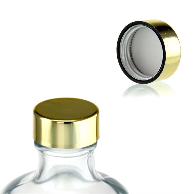 Šroubovací uzávěr, ABS plast, zlatý, pro hrdlo: GPI 28/400 Šroubovací uzávěr, ABS plast, zlatý, pro hrdlo: GPI 28/400