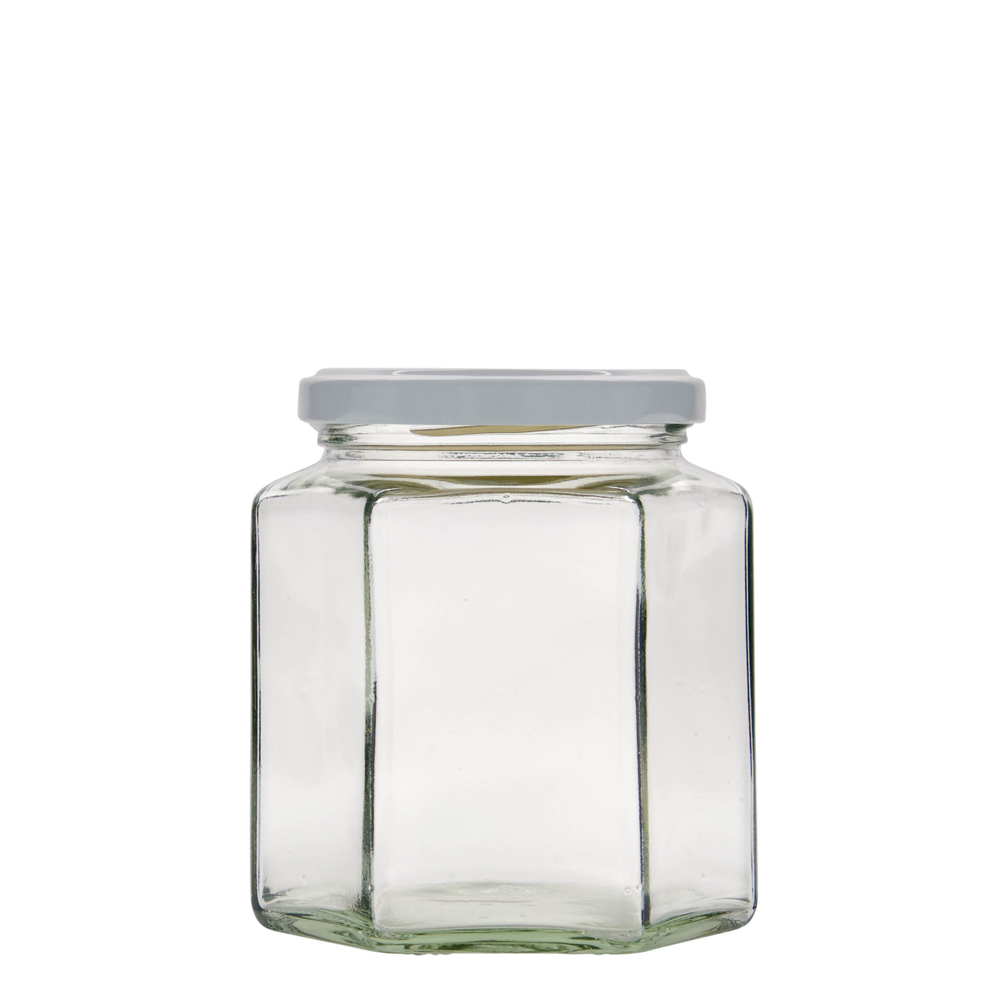 390 ml šestiboká sklenice, hrdlo: Twist-Off (TO 70)