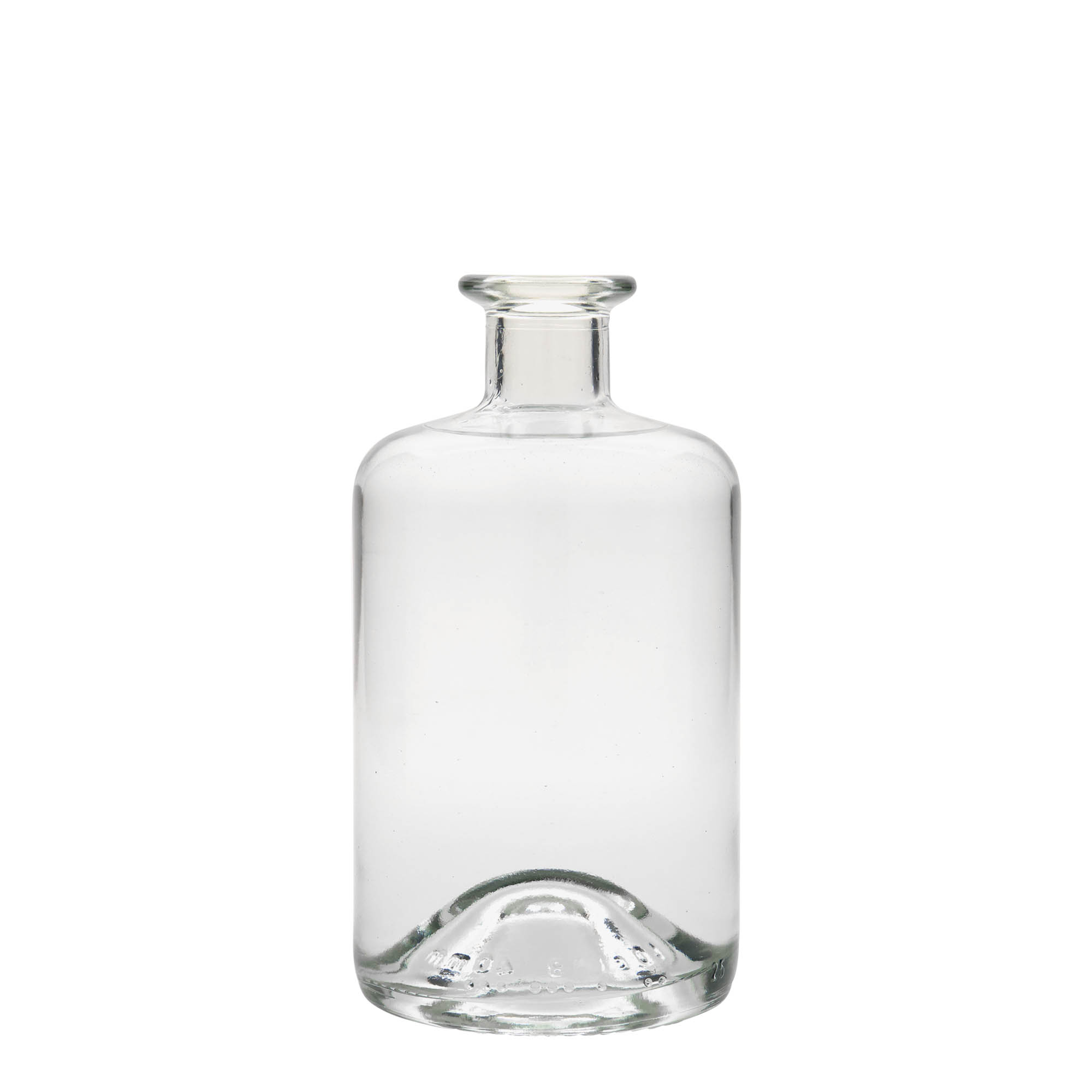 500 ml skleněná lahev lékárníka, hrdlo: korek