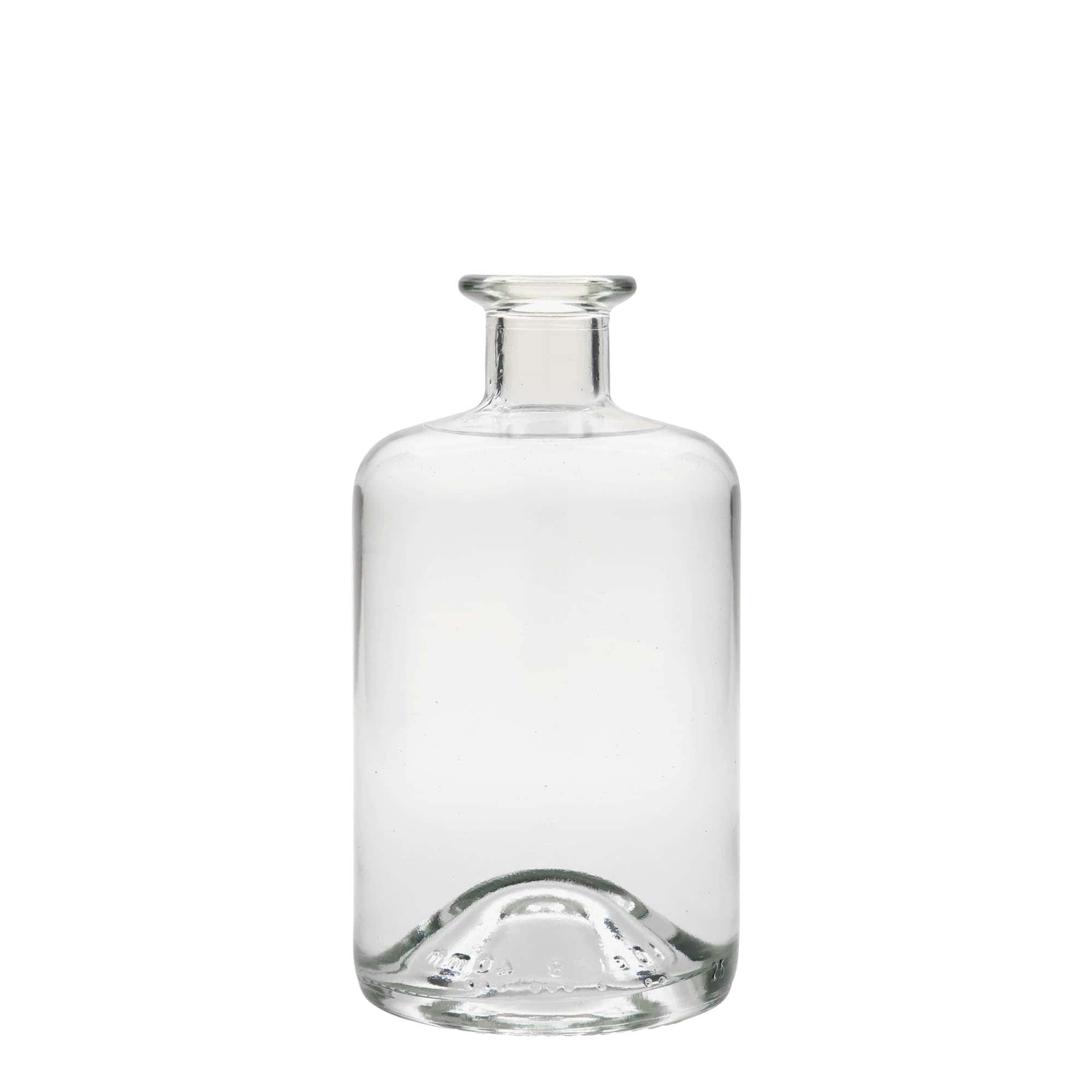 500 ml skleněná lahev lékárníka, hrdlo: korek