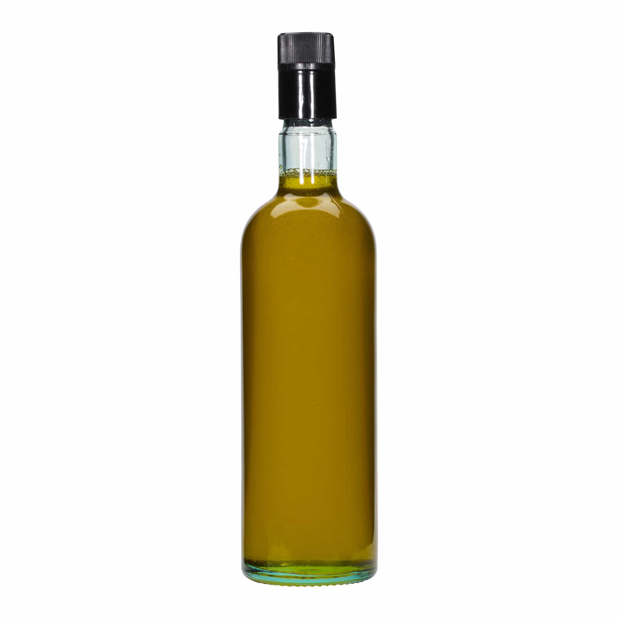 750 ml láhev na ocet/olej 'Willy New', sklo, světle zelená, hrdlo: DOP