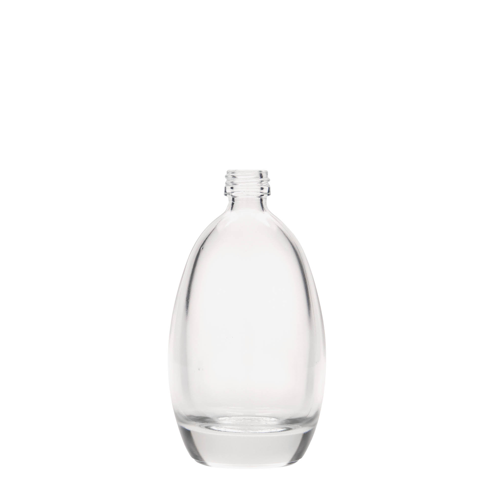 100 ml skleněná lahvička „Vejce“, hrdlo: PP 18 100 ml skleněná lahvička „Vejce“, hrdlo: PP 18