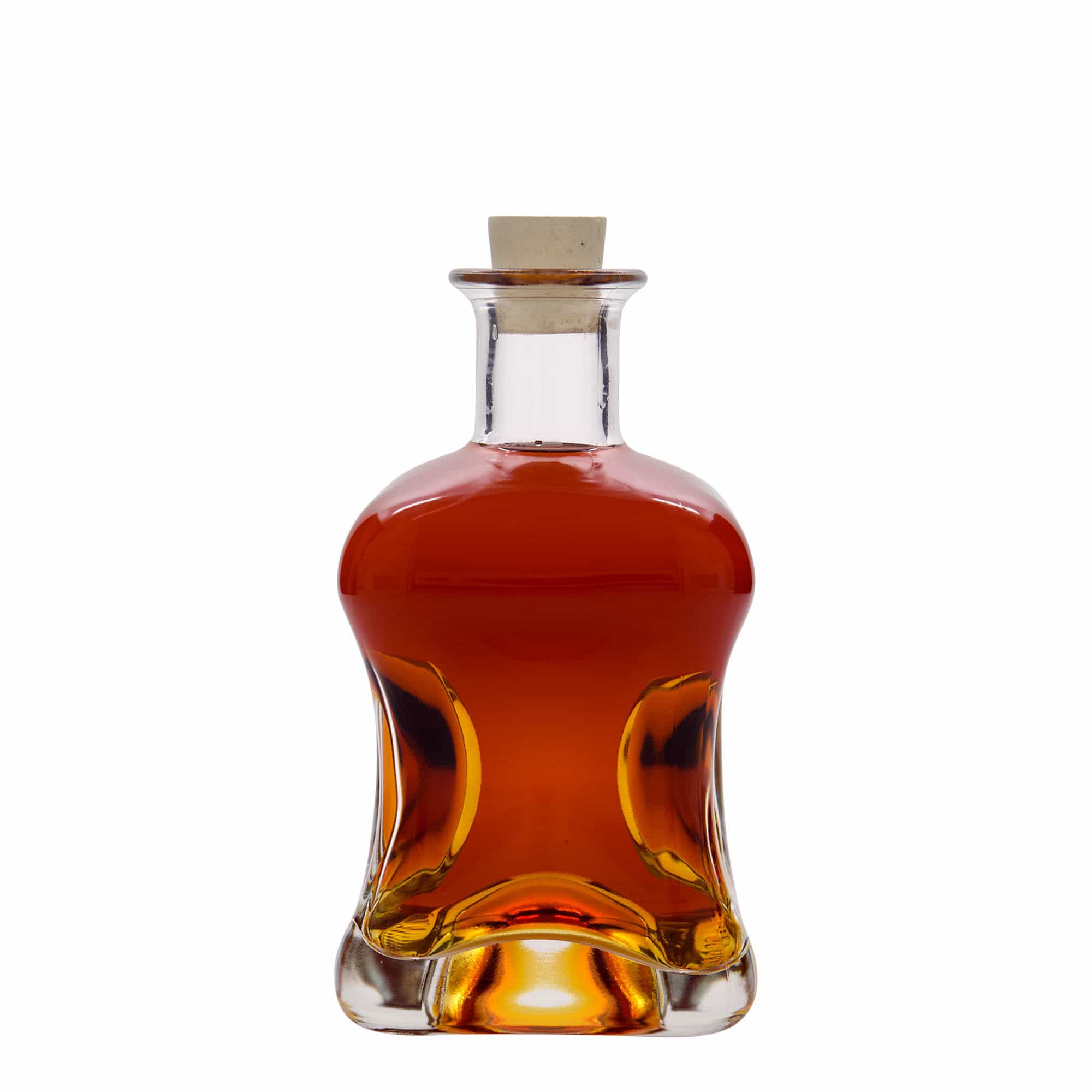 500 ml skleněná láhev 'Dublin', čtvercová, hrdlo: korek