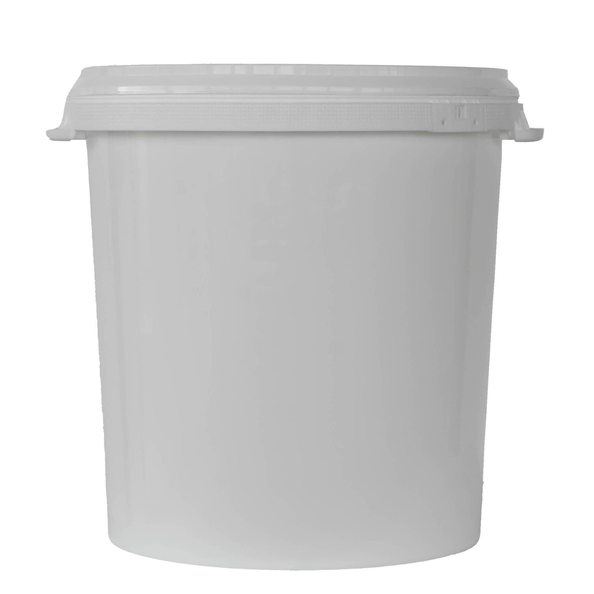 30 l kýbl, plast PP, bílý