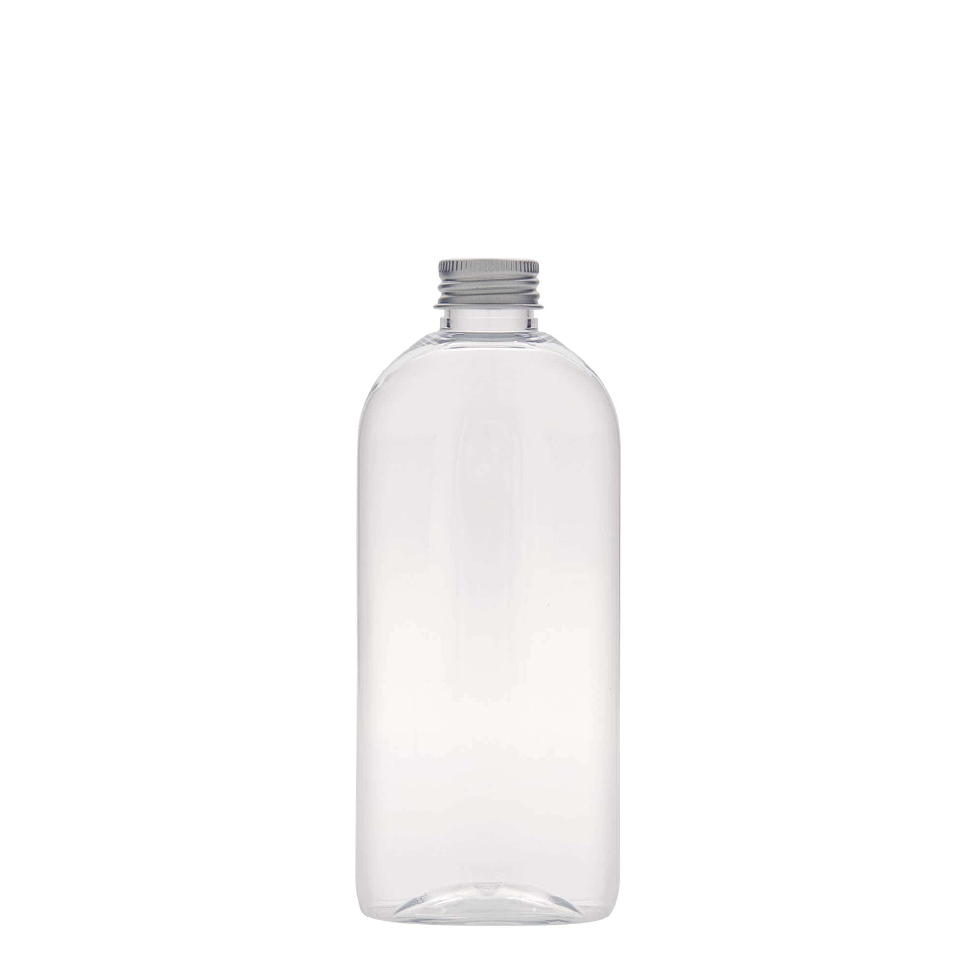 250 ml PET láhev „Iris“, oválná, plast, hrdlo: 24/410