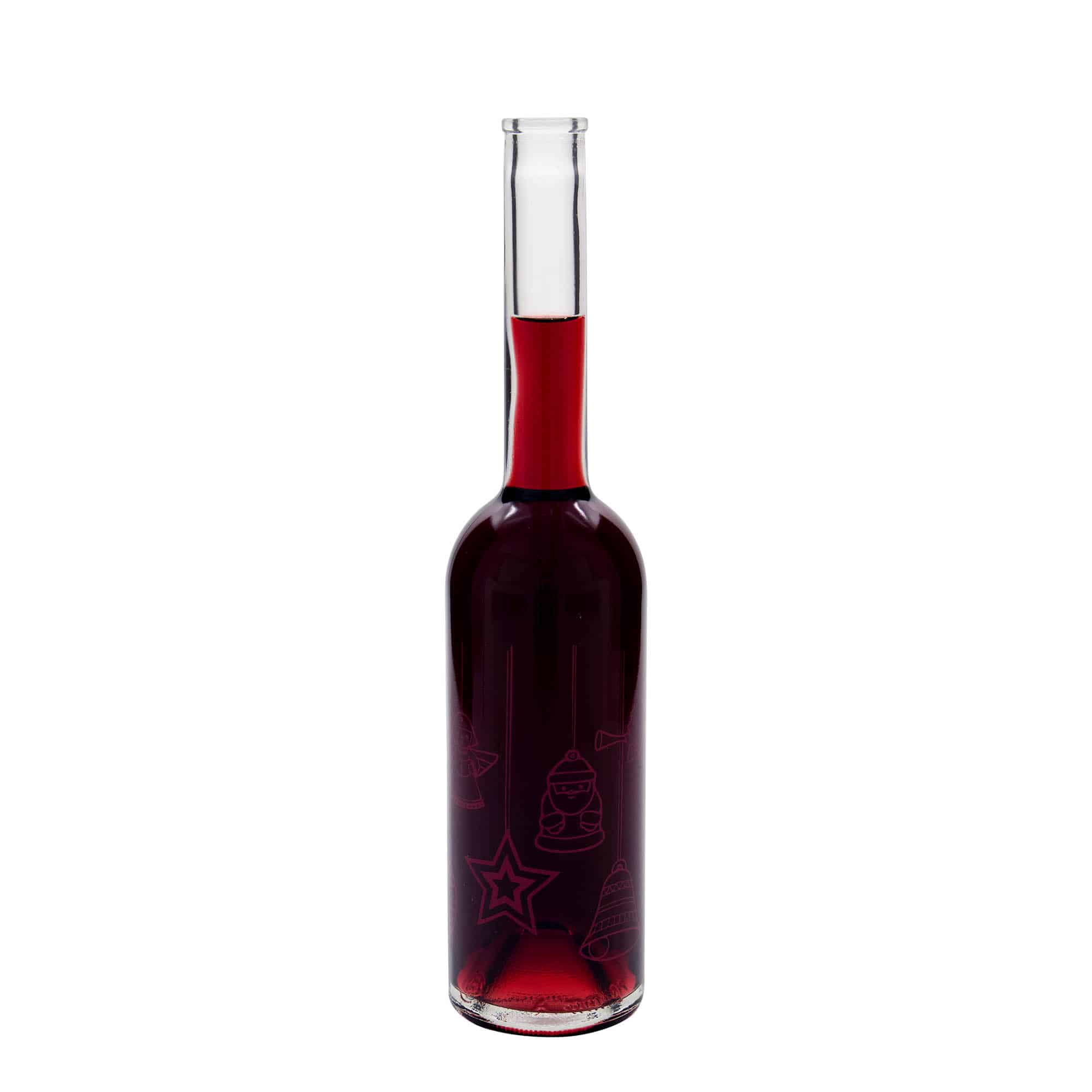 500 ml skleněná láhev 'Opera', motiv: hvězdy, hrdlo: korek