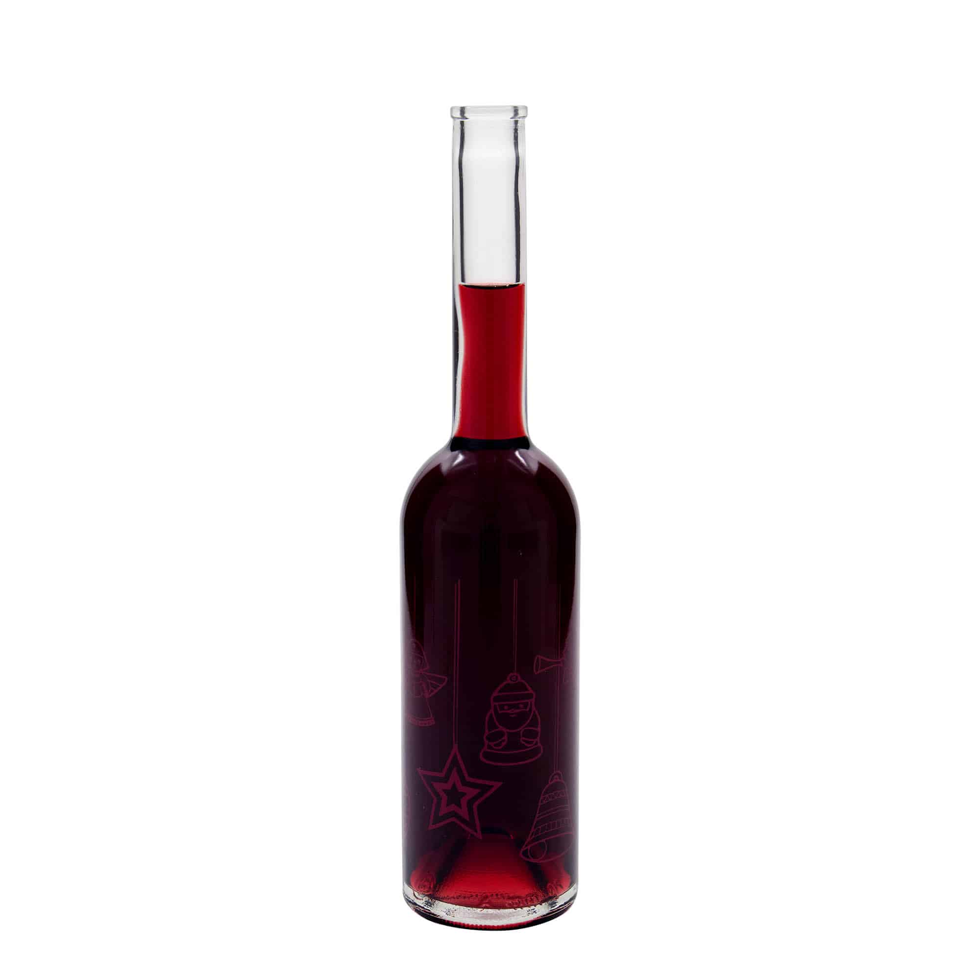 500 ml skleněná láhev 'Opera', motiv: hvězdy, hrdlo: korek