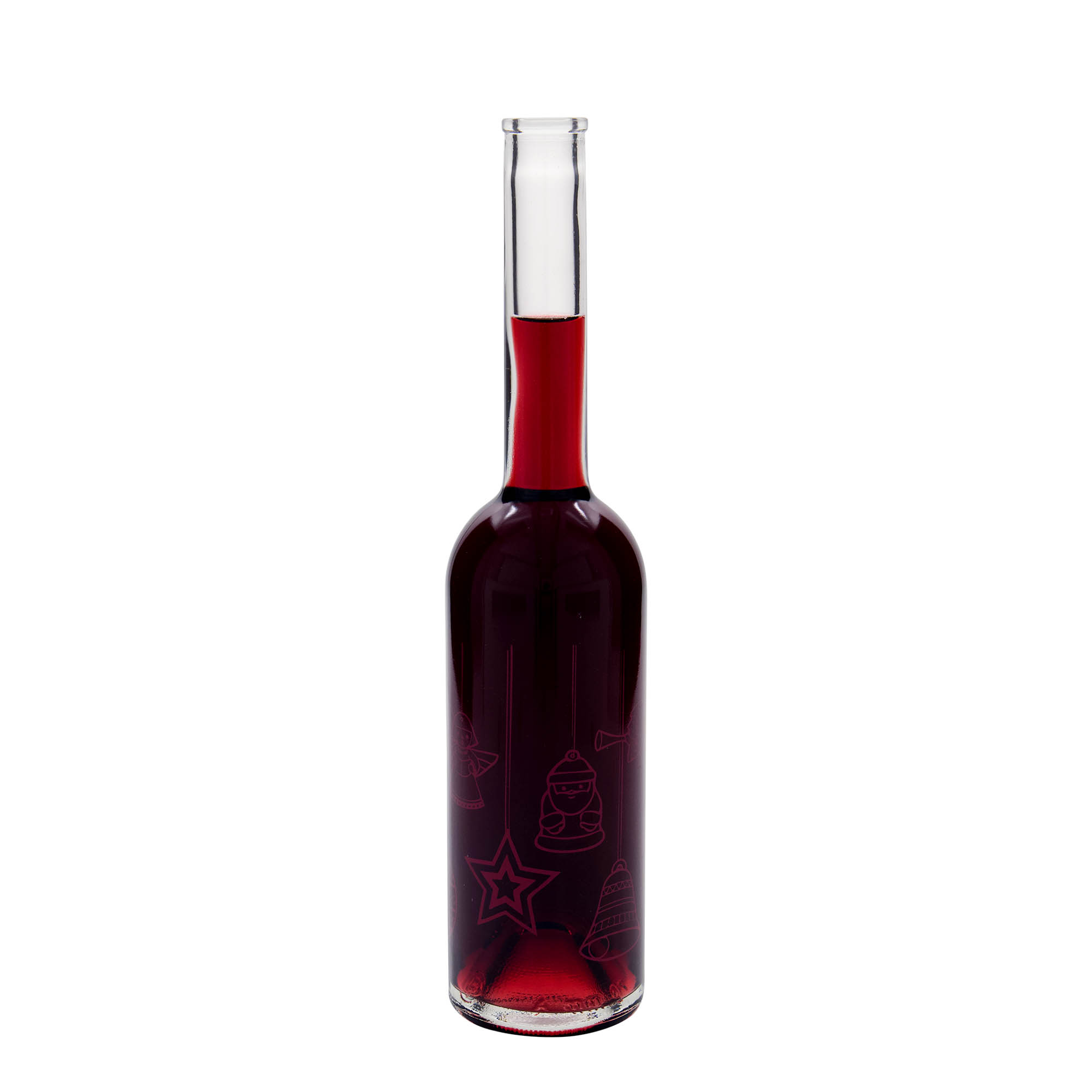 500 ml skleněná láhev 'Opera', motiv: hvězdy, hrdlo: korek