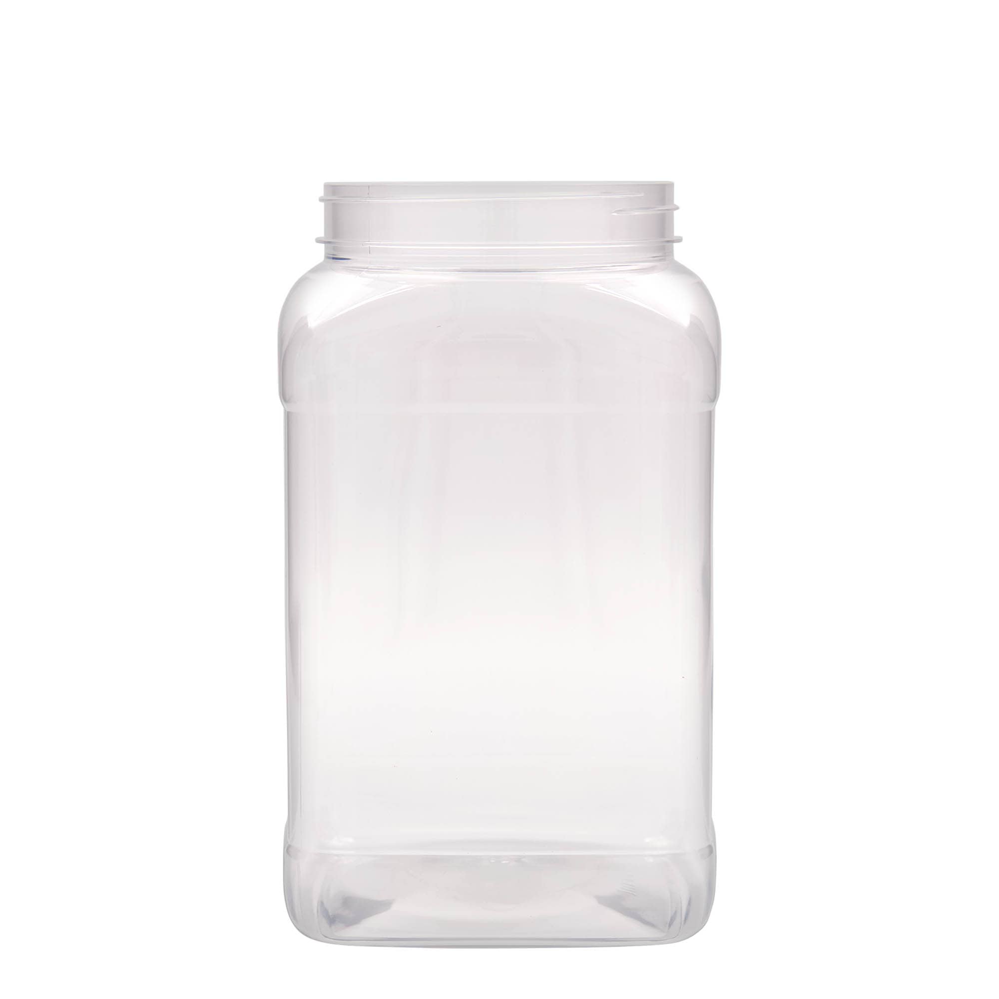 3.000 ml PET dóza 'Dana', čtvercová, plast, hrdlo: 110/400