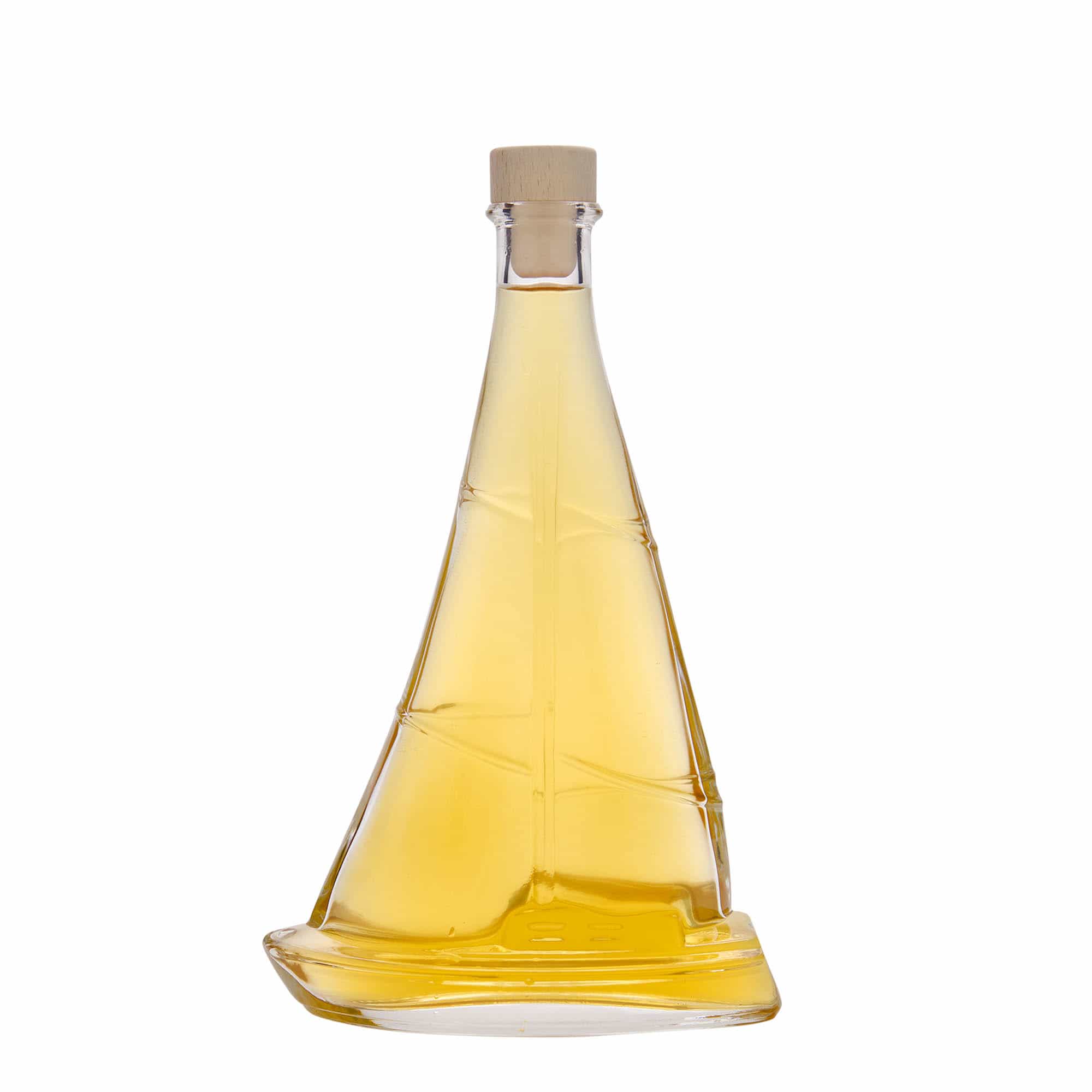 Skleněná lahev 350 ml 'Plachetnice', uzávěr: korek