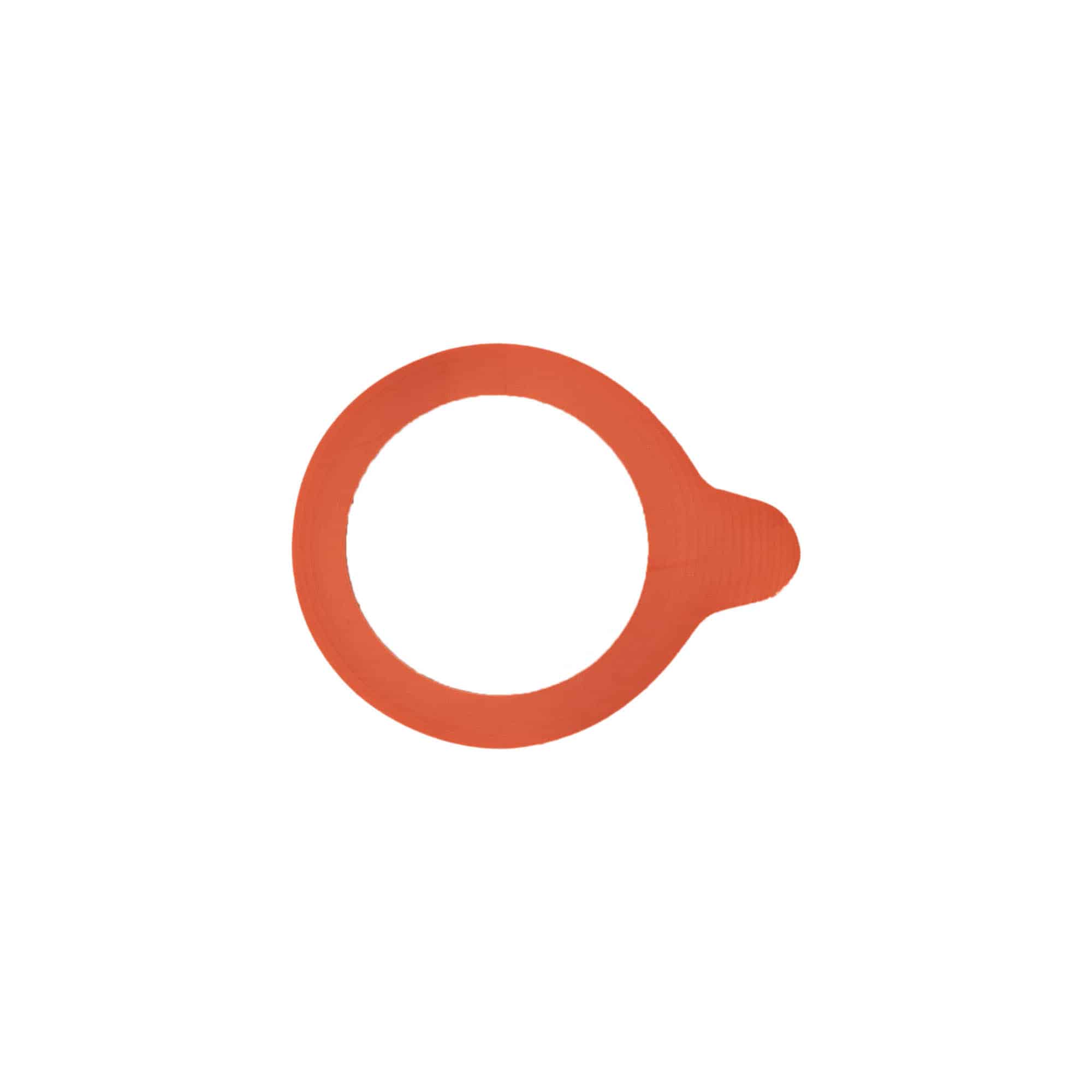WECK-zavařovací kroužek RR40, červený, hrdlo: kulatý okraj