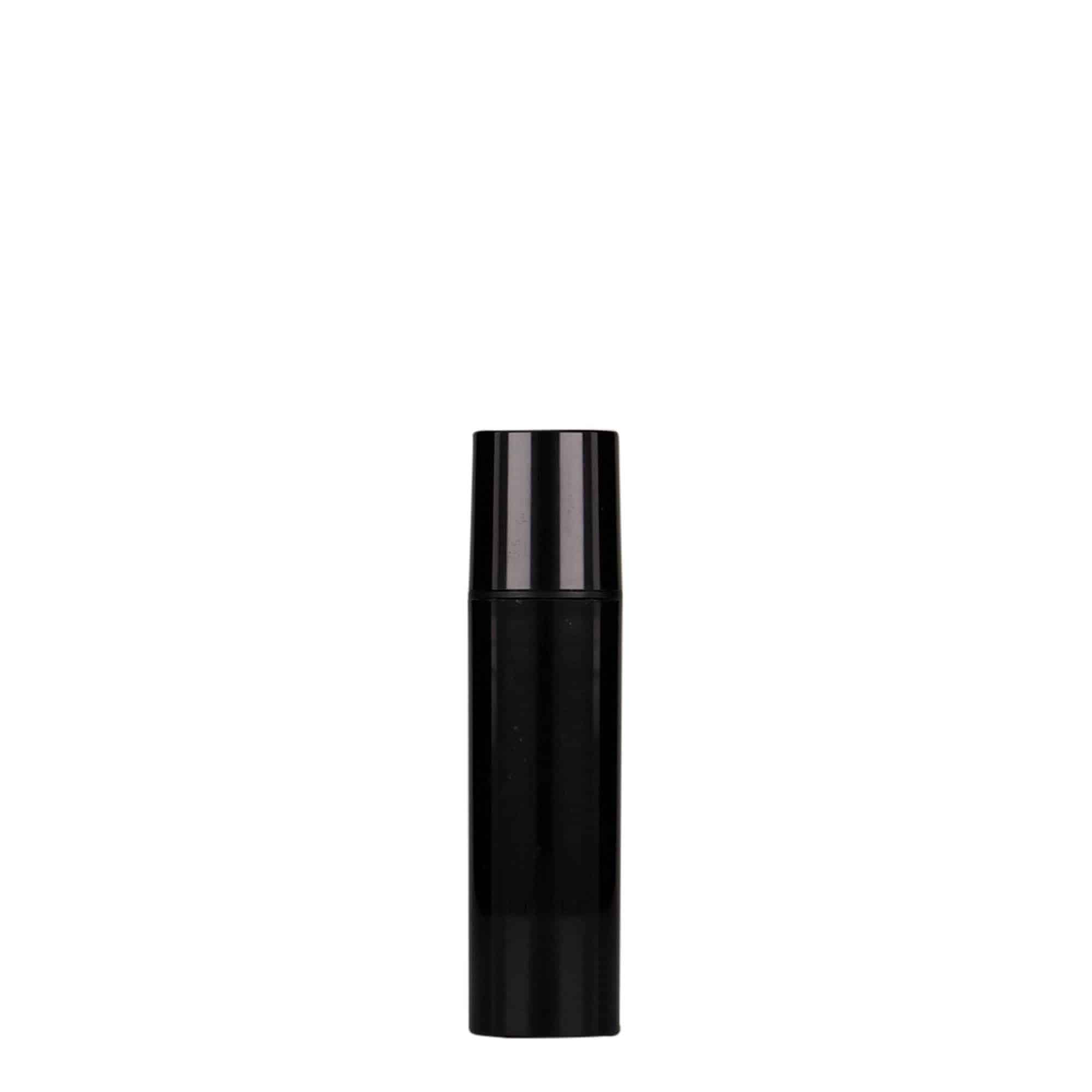 10 ml bezvzdušný dávkovač 'Nano', PP plast, černý