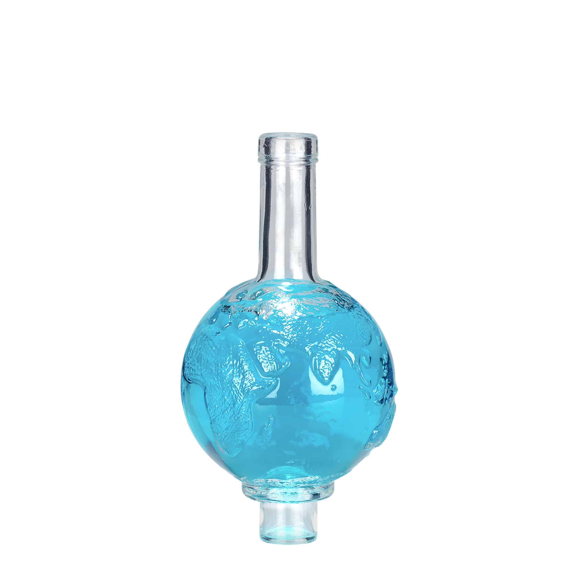 500 ml skleněná láhev 'Globus', hrdlo: korek