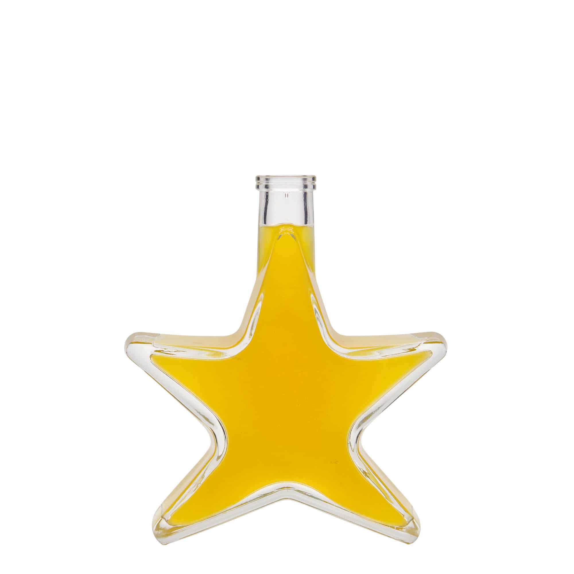 Skleněná lahev 200 ml 'Hvězda', uzávěr: korek