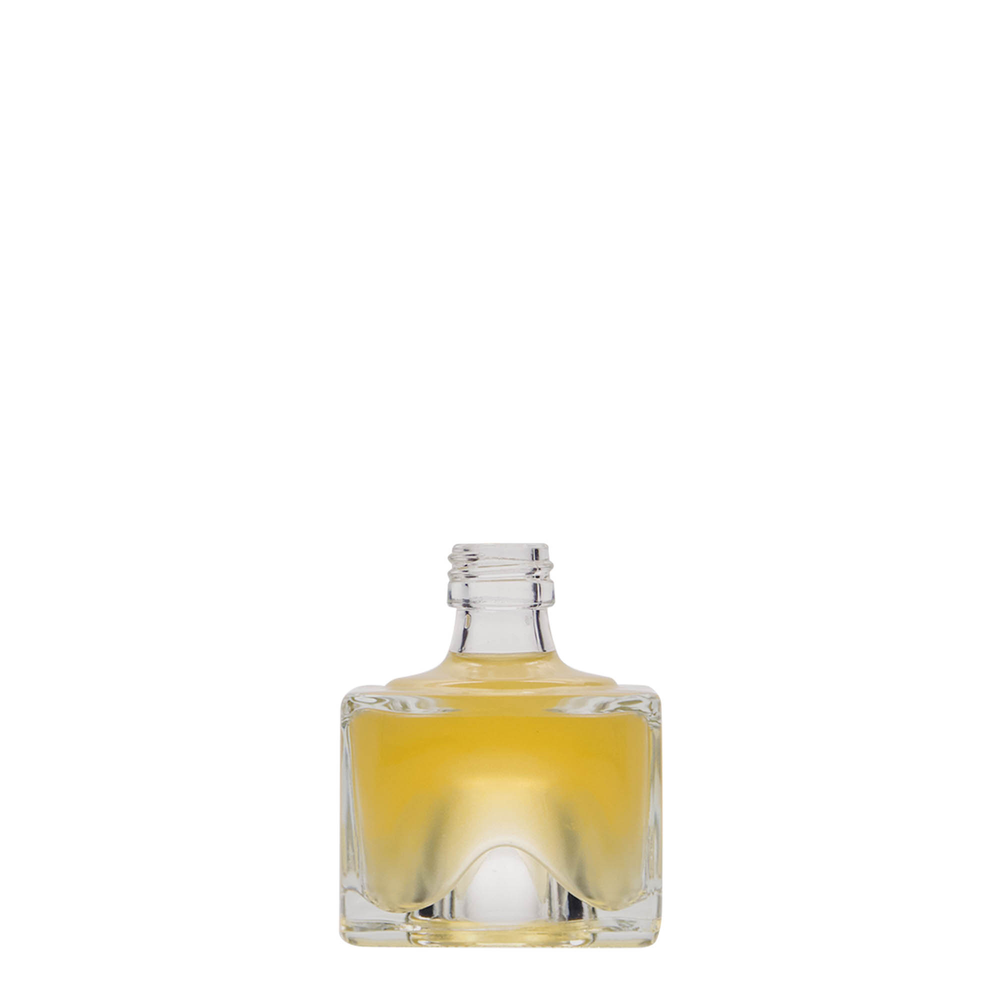 40 ml skleněná lahvička 'Cocolores', čtvercová, hrdlo: PP 18