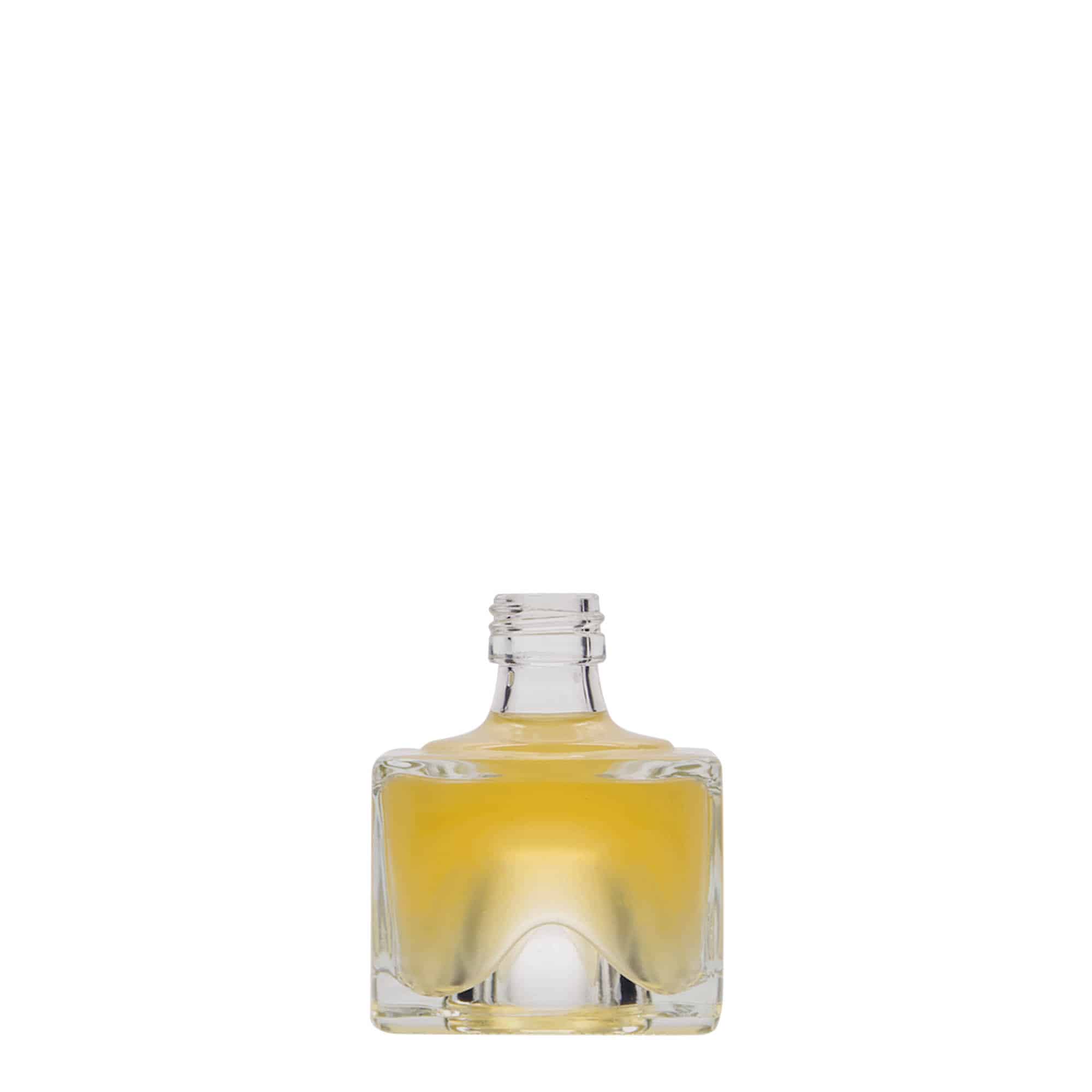 40 ml skleněná lahvička „Cocolores“, čtvercová, hrdlo: PP 18