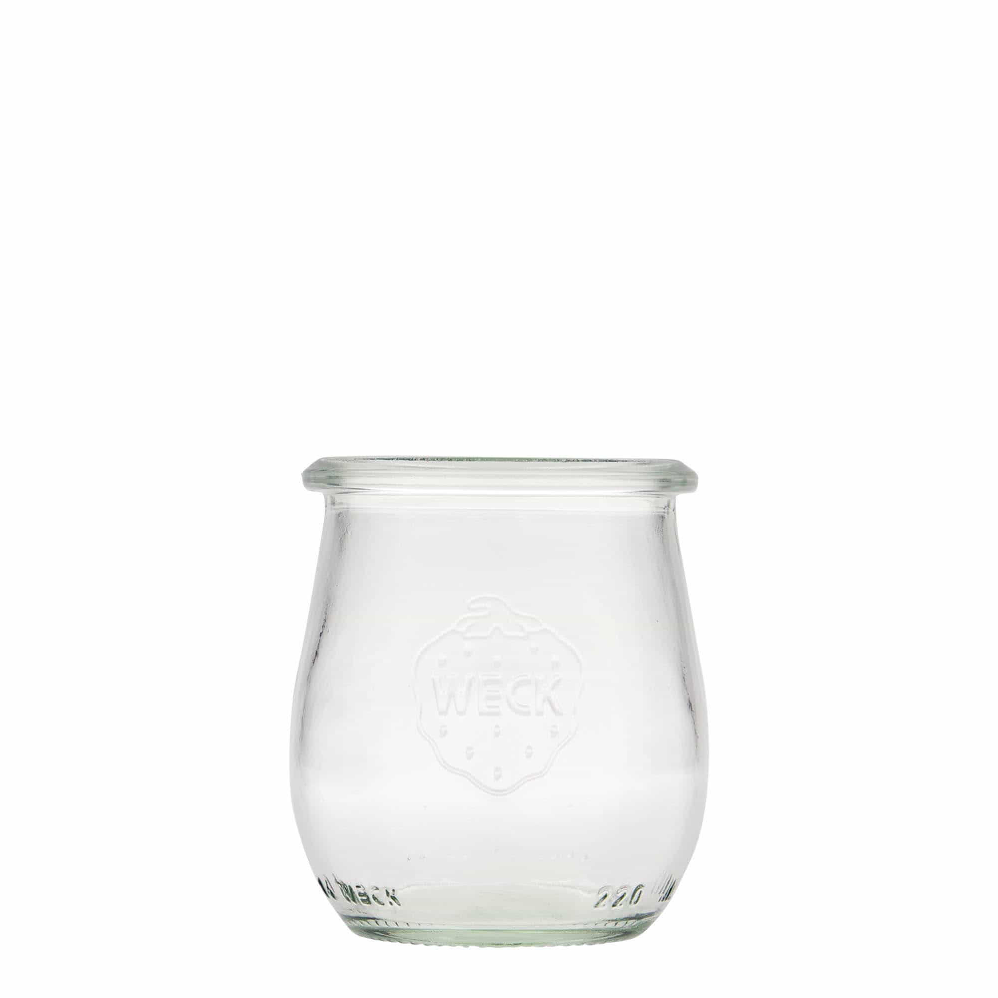 Sklenice WECK tulipánový tvar 220 ml, uzávěr: kulatý okraj