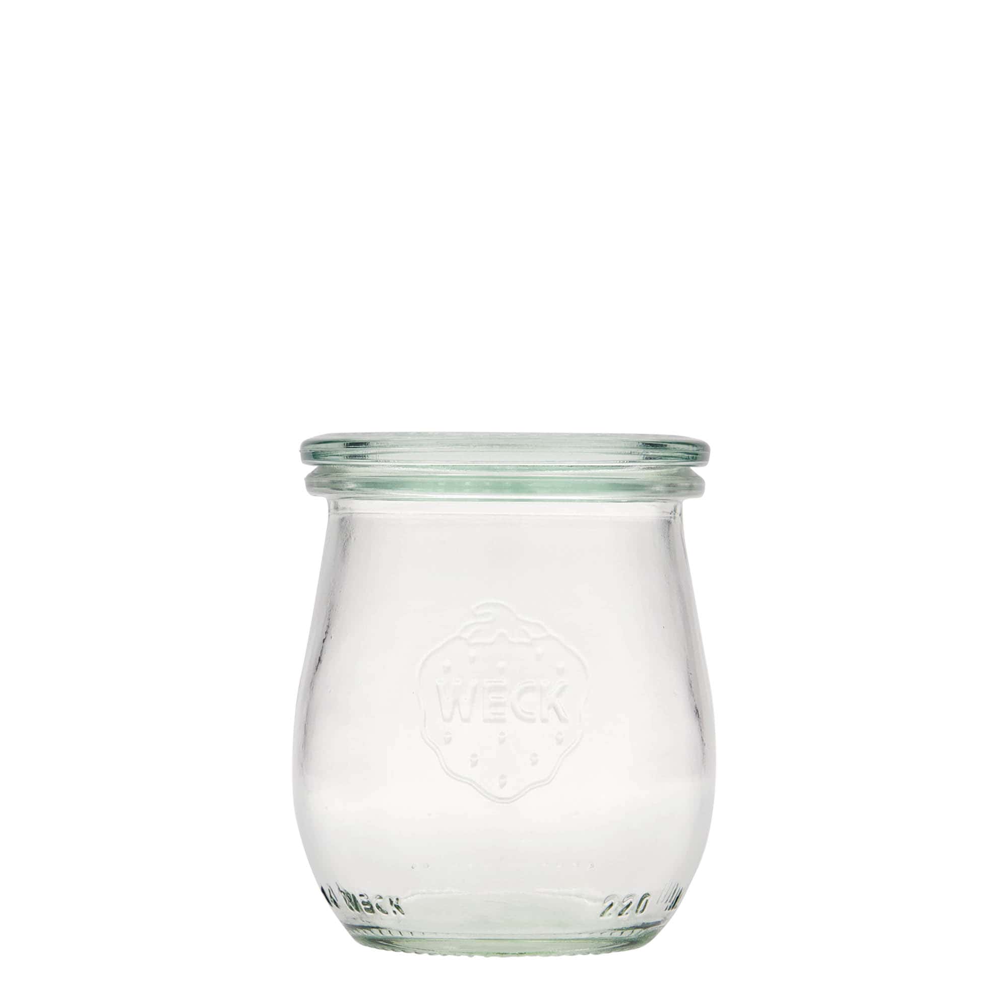 220 ml WECK tulipánová sklenice, otvor: kulatý okraj