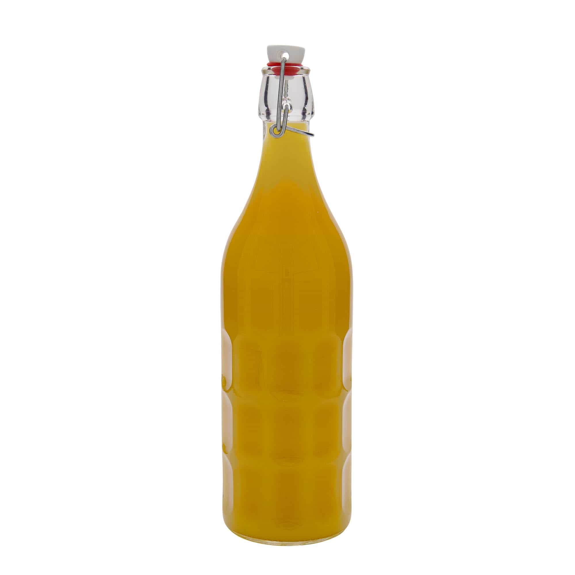 Skleněná lahev 1000 ml Moresca, uzávěr: třmenový uzávěr