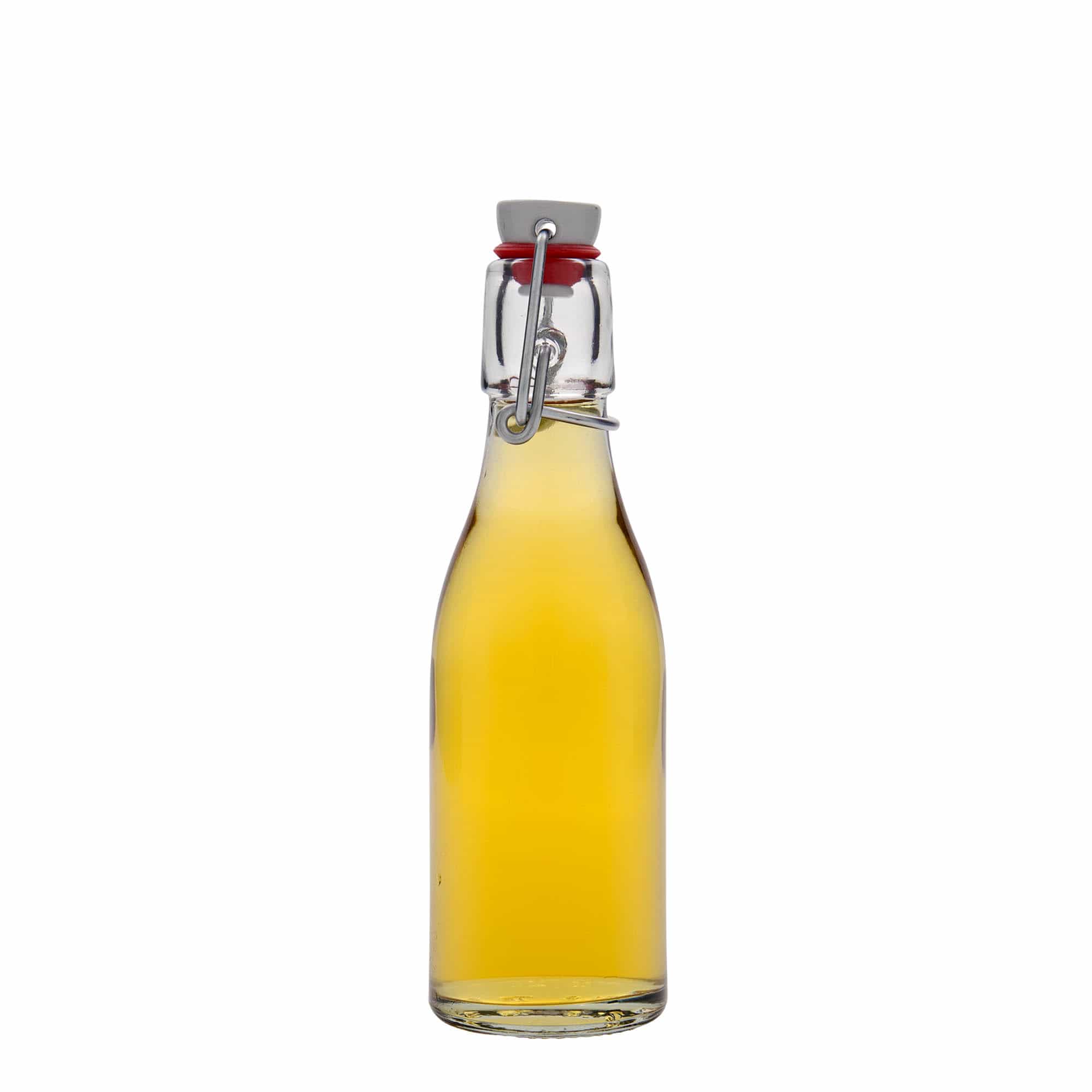 200 ml skleněná láhev 'Paul', hrdlo: spona na uzavření