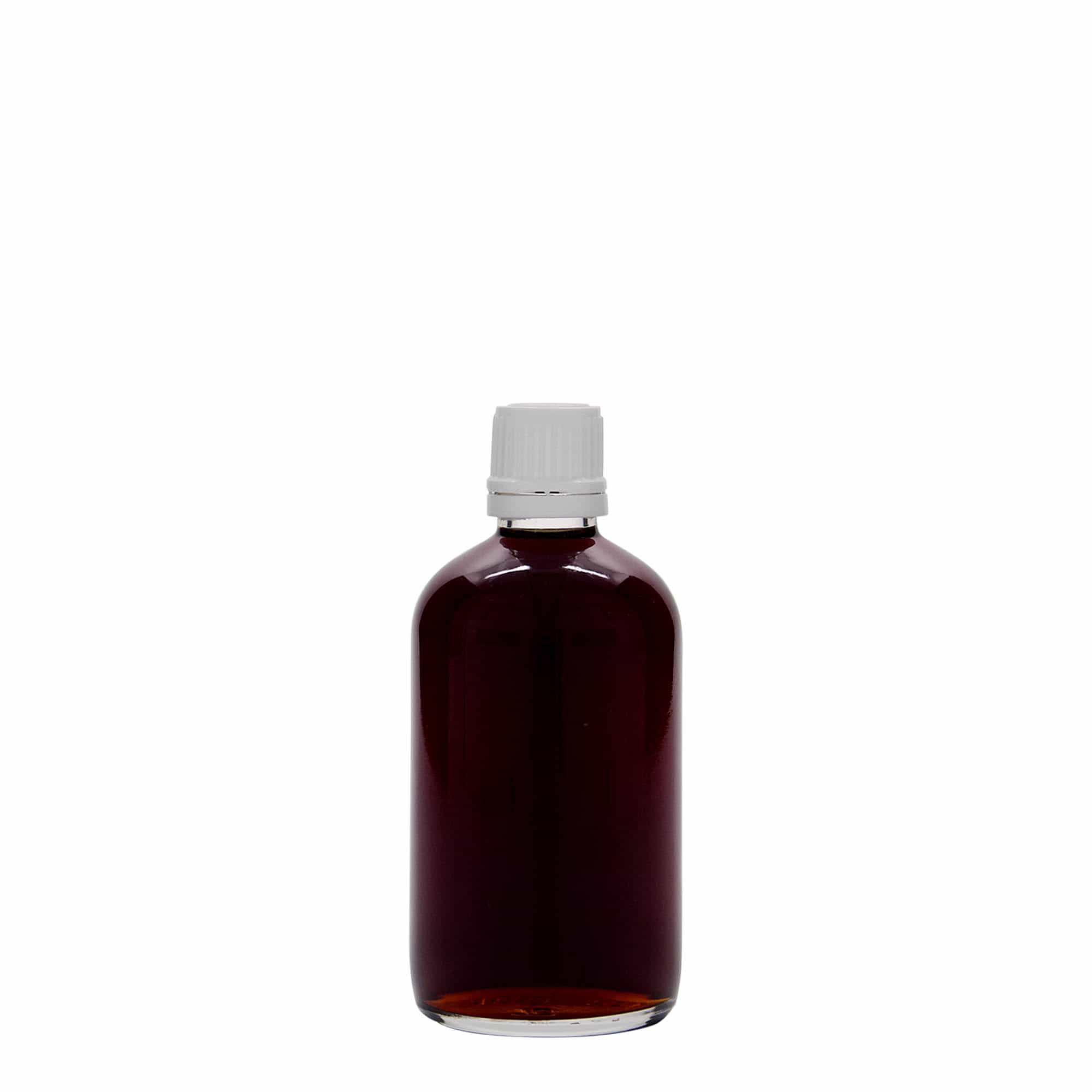 100 ml lékovka, sklo, hrdlo: DIN 18