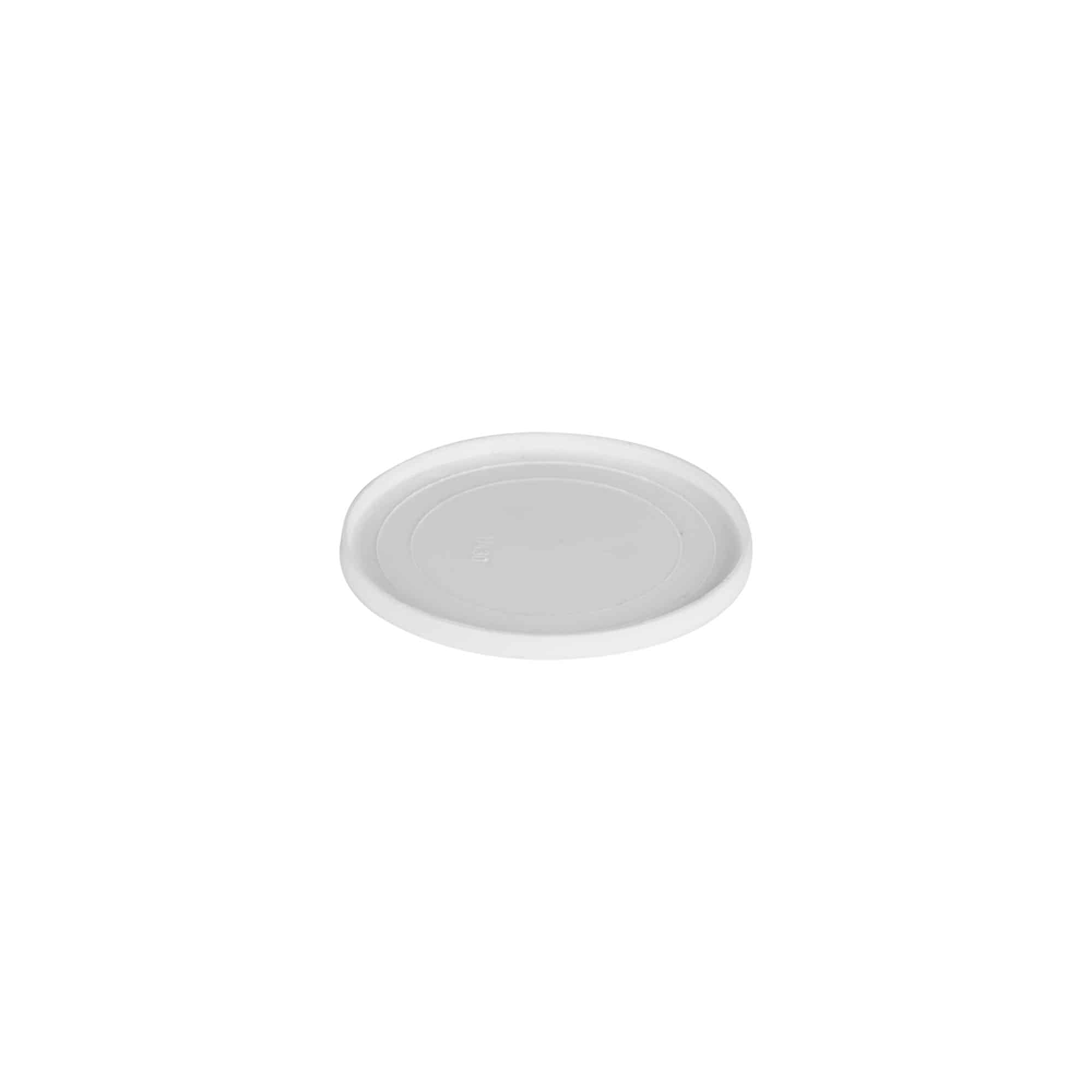 Krycí kolečko pro 15 ml 'Bianca', plast PP, bílé