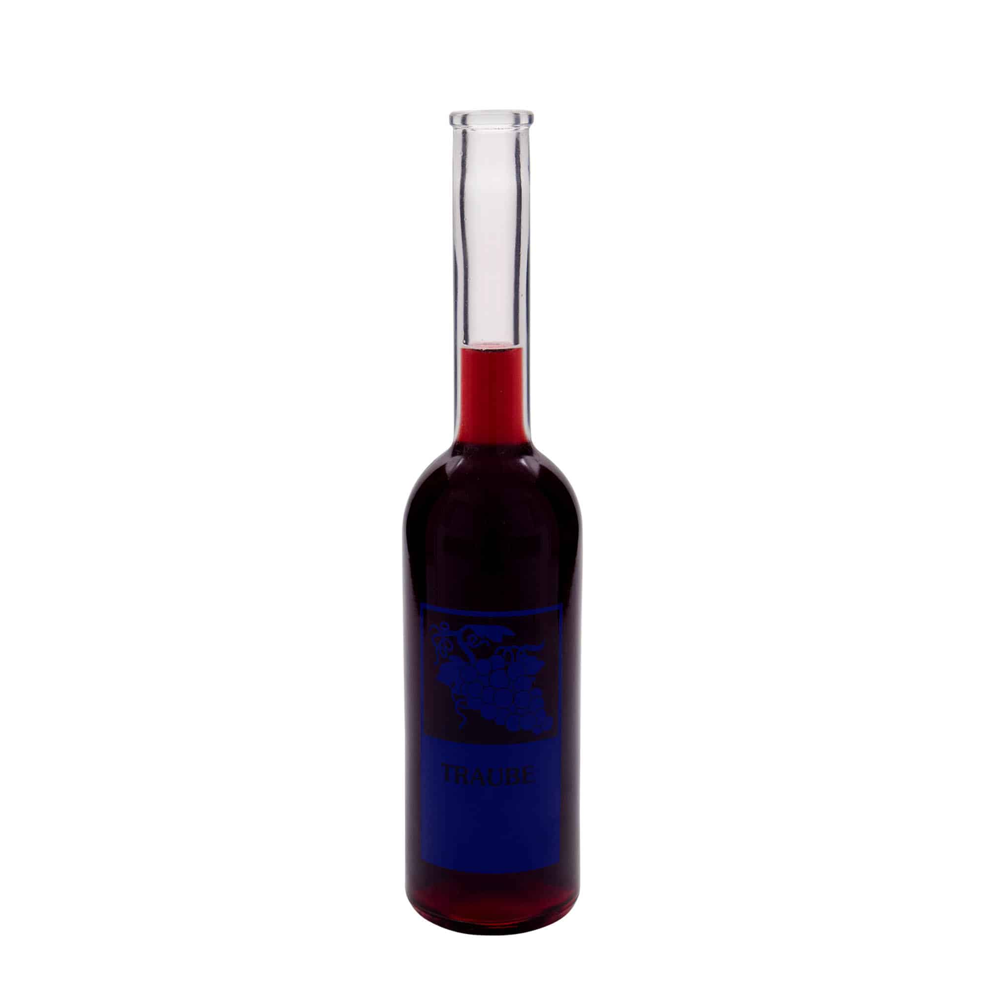 Skleněná lahev 500 ml 'Opera', motiv: Hrozen, uzávěr: korek