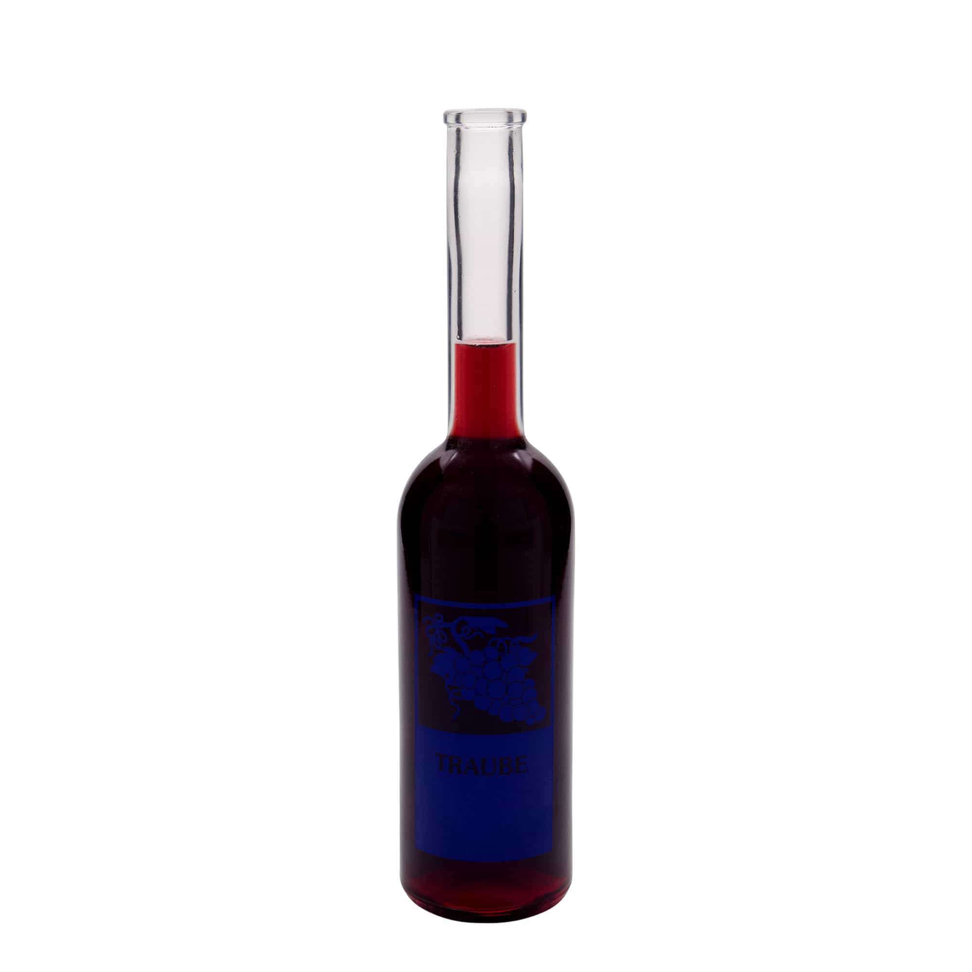 500 ml skleněná láhev „Opera“, motiv: hrozen, hrdlo: korkové