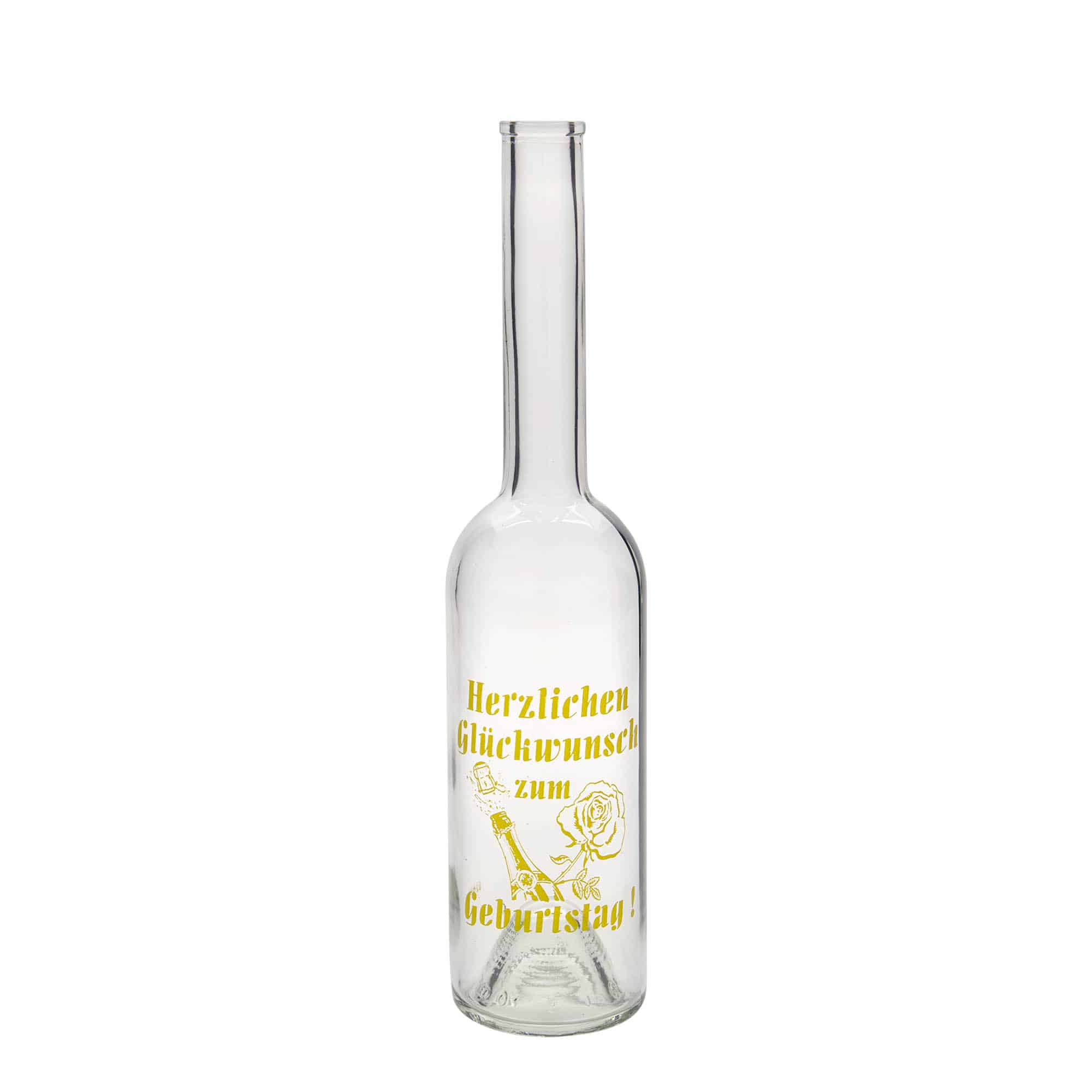 500 ml skleněná láhev 'Opera', motiv: jablko, hrdlo: korek 500 ml skleněná láhev 'Opera', motiv: jablko, hrdlo: korek