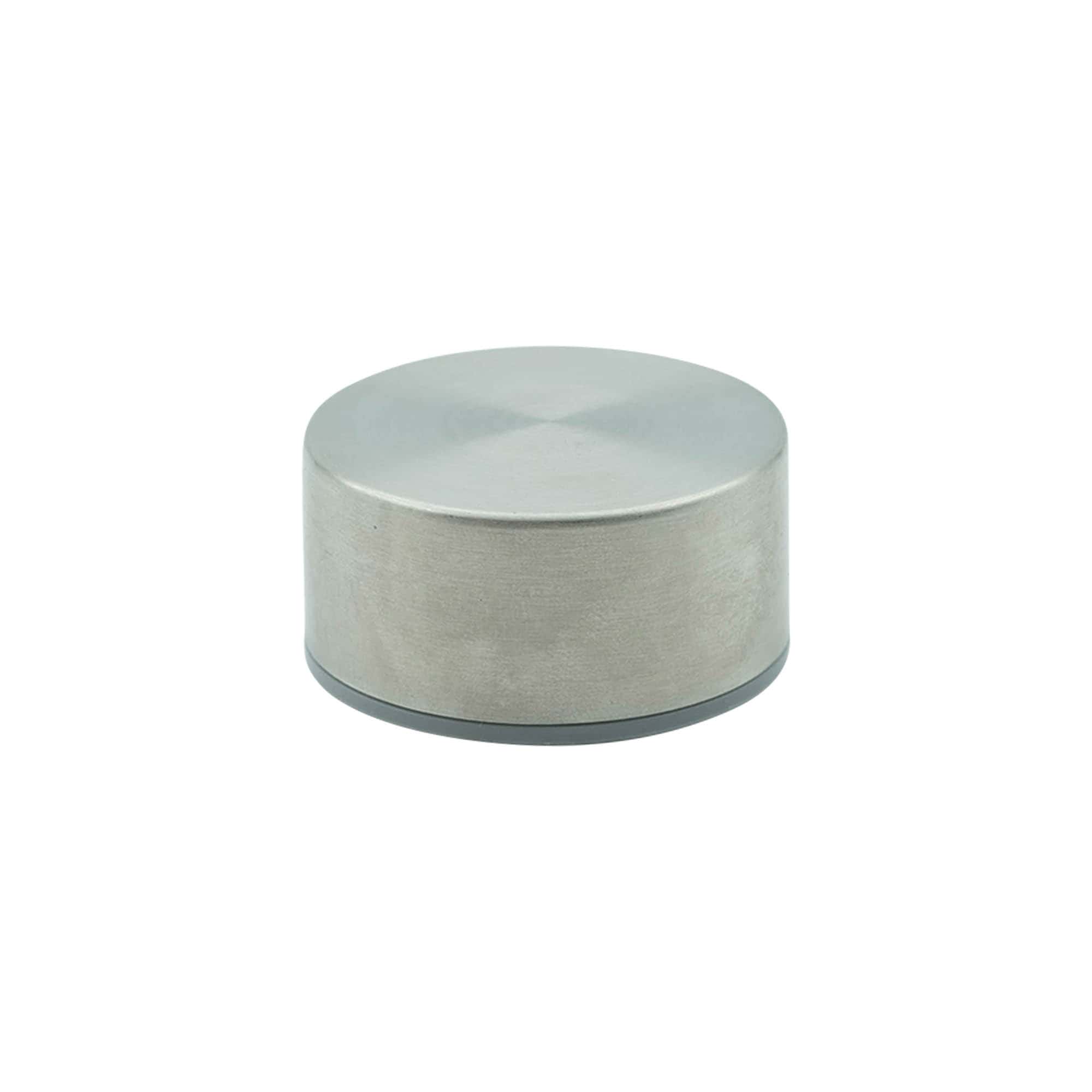 Šroubovací víčko 'Perseus', kov, stříbrné